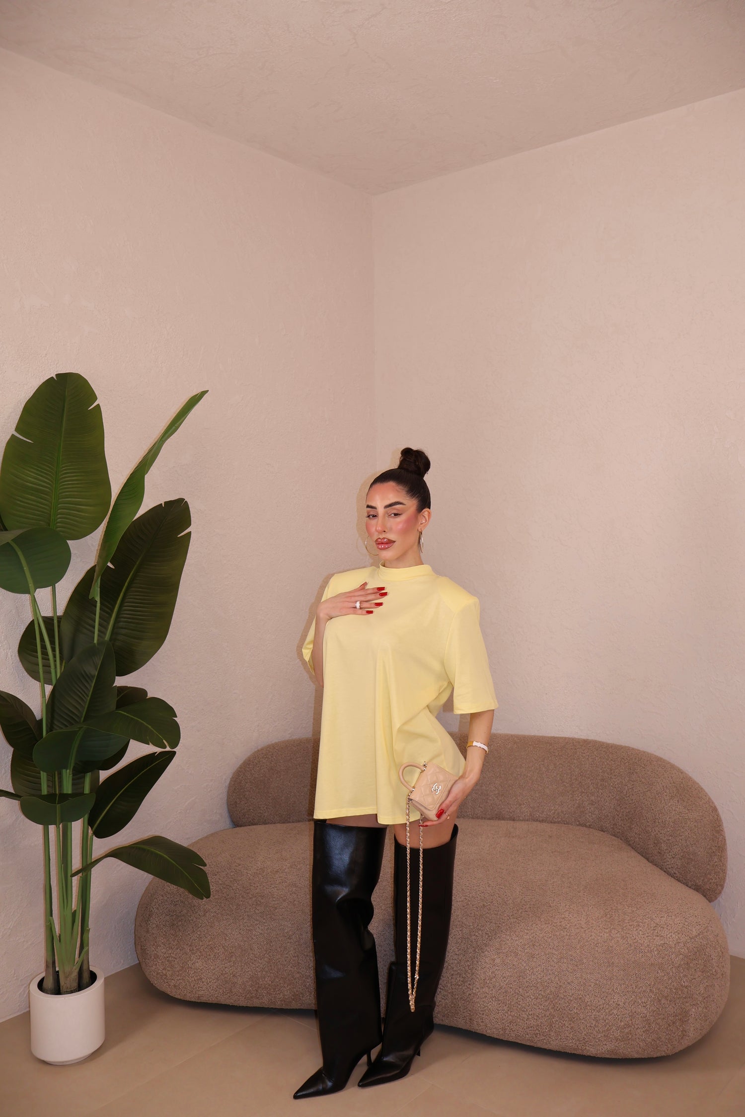 T-Shirt Attico yellow