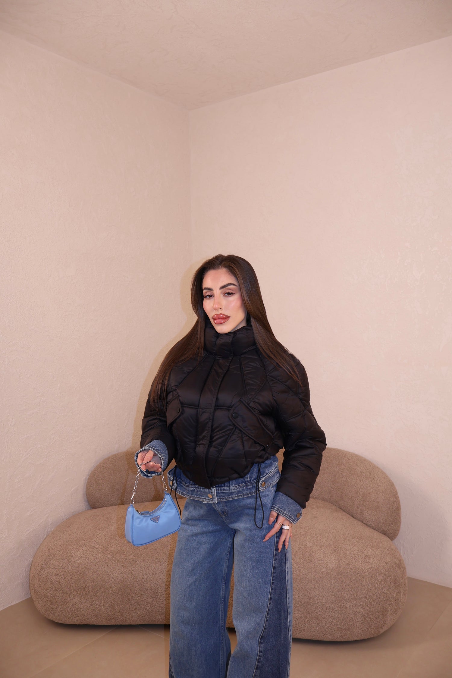 Piumino Snow BLACK