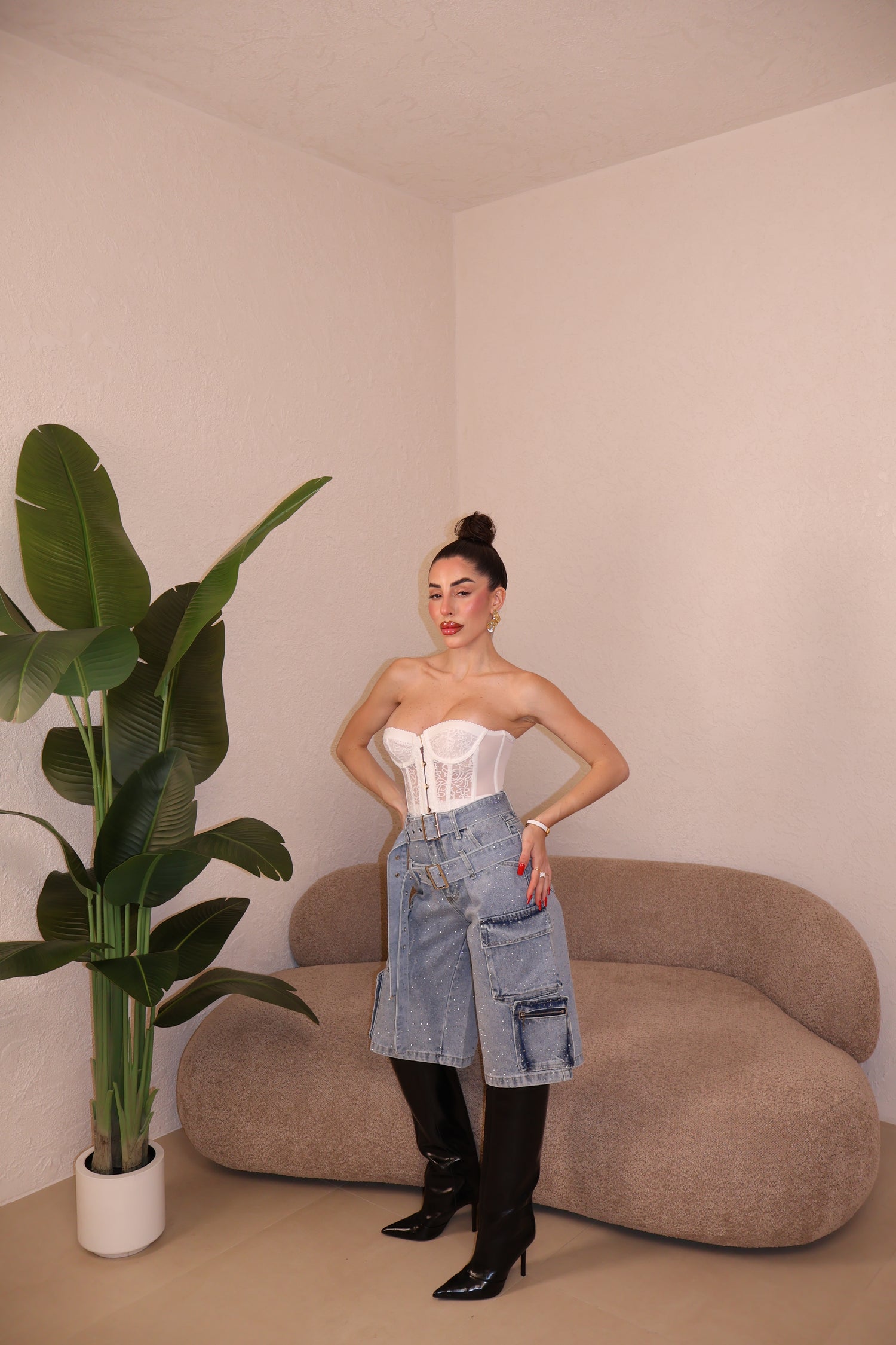 Bermuda Cargo strass