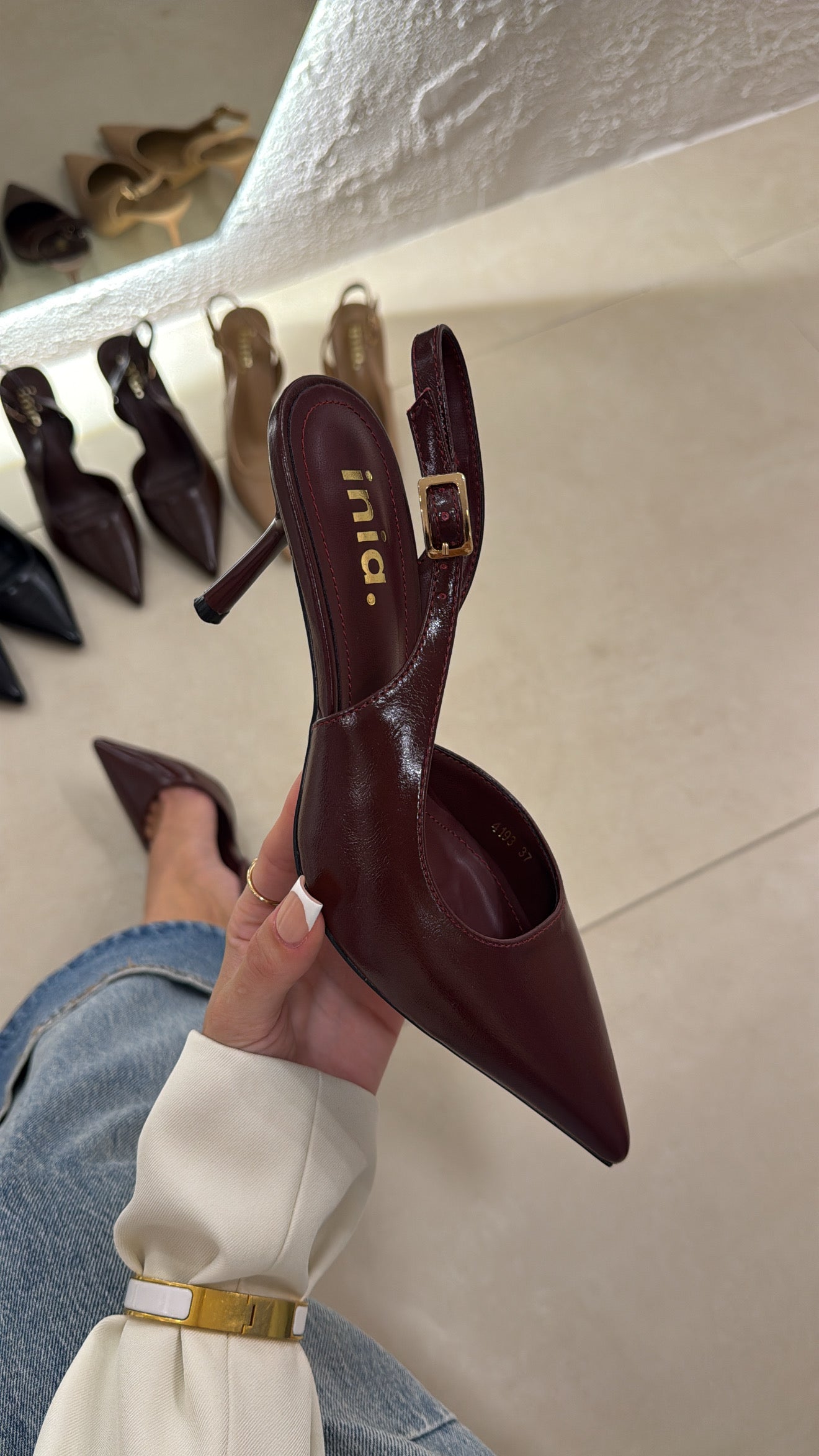Décolleté Lady bordeaux
