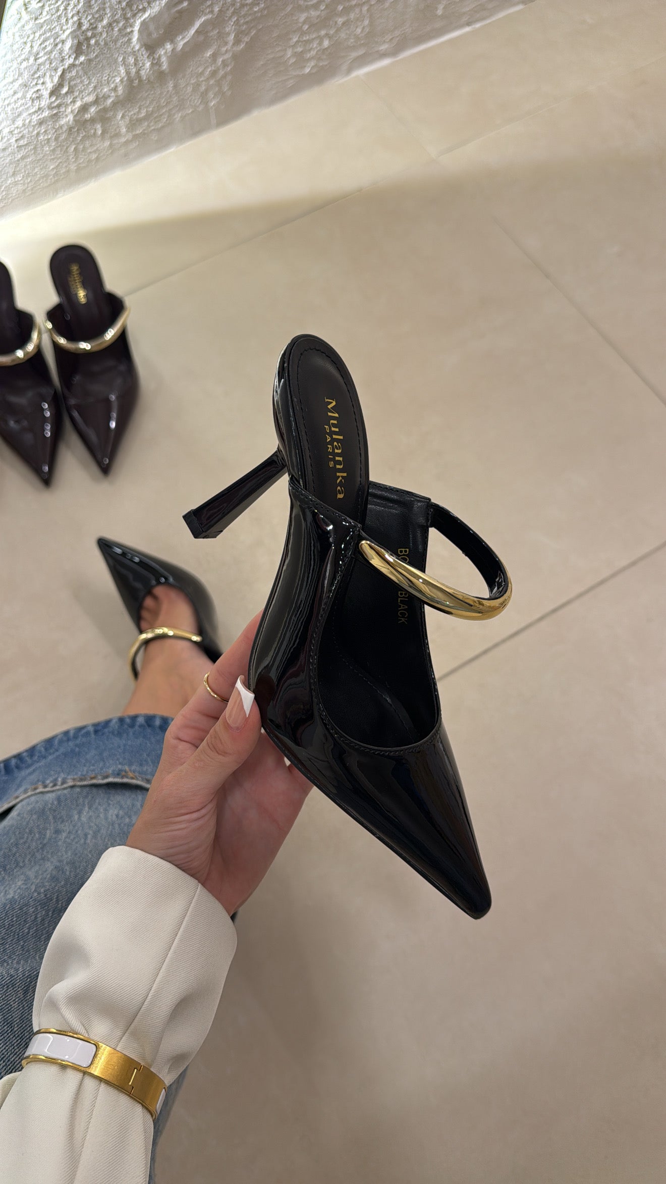 Décolleté Jewel black