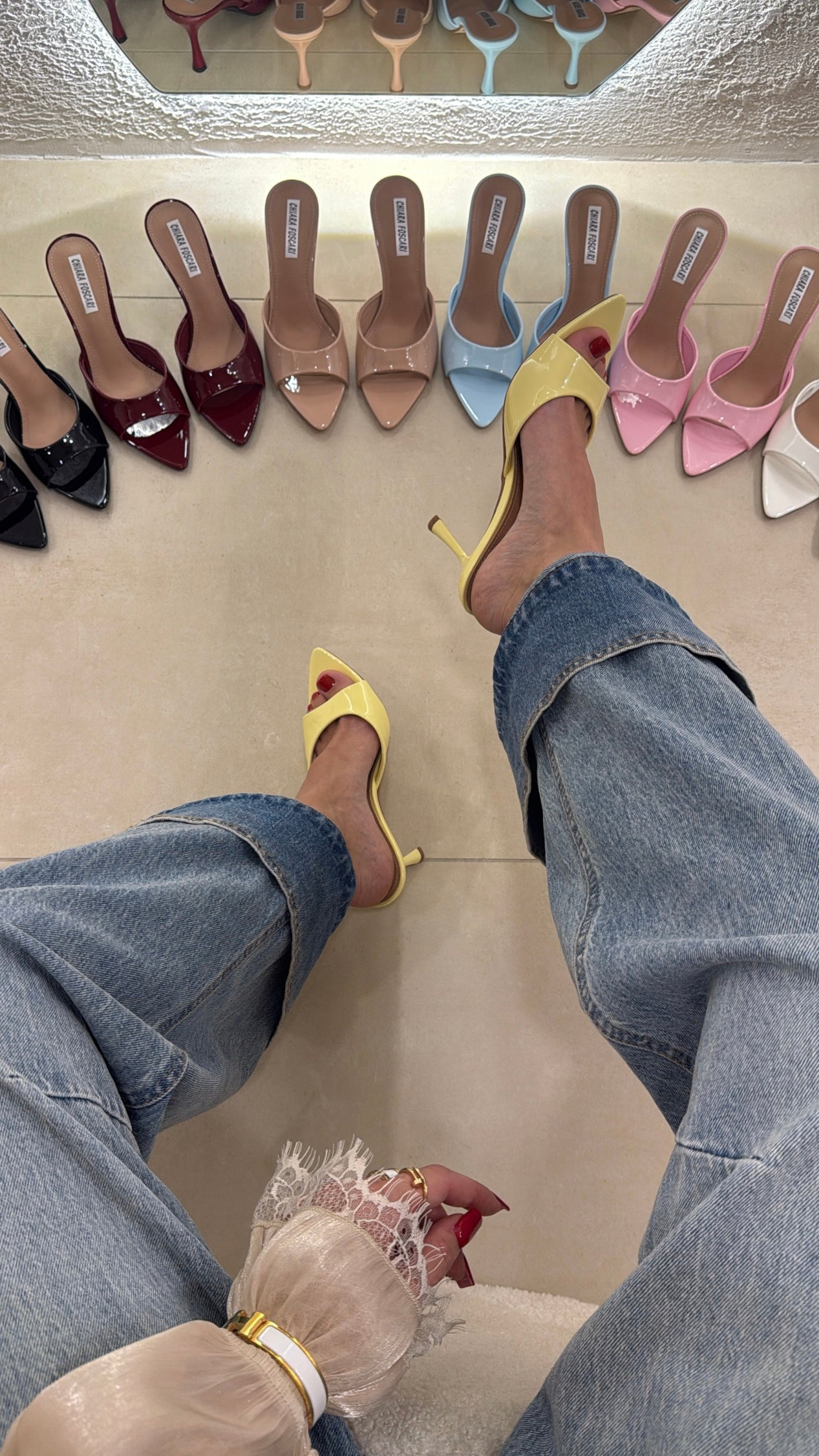 Mules Nina jaune