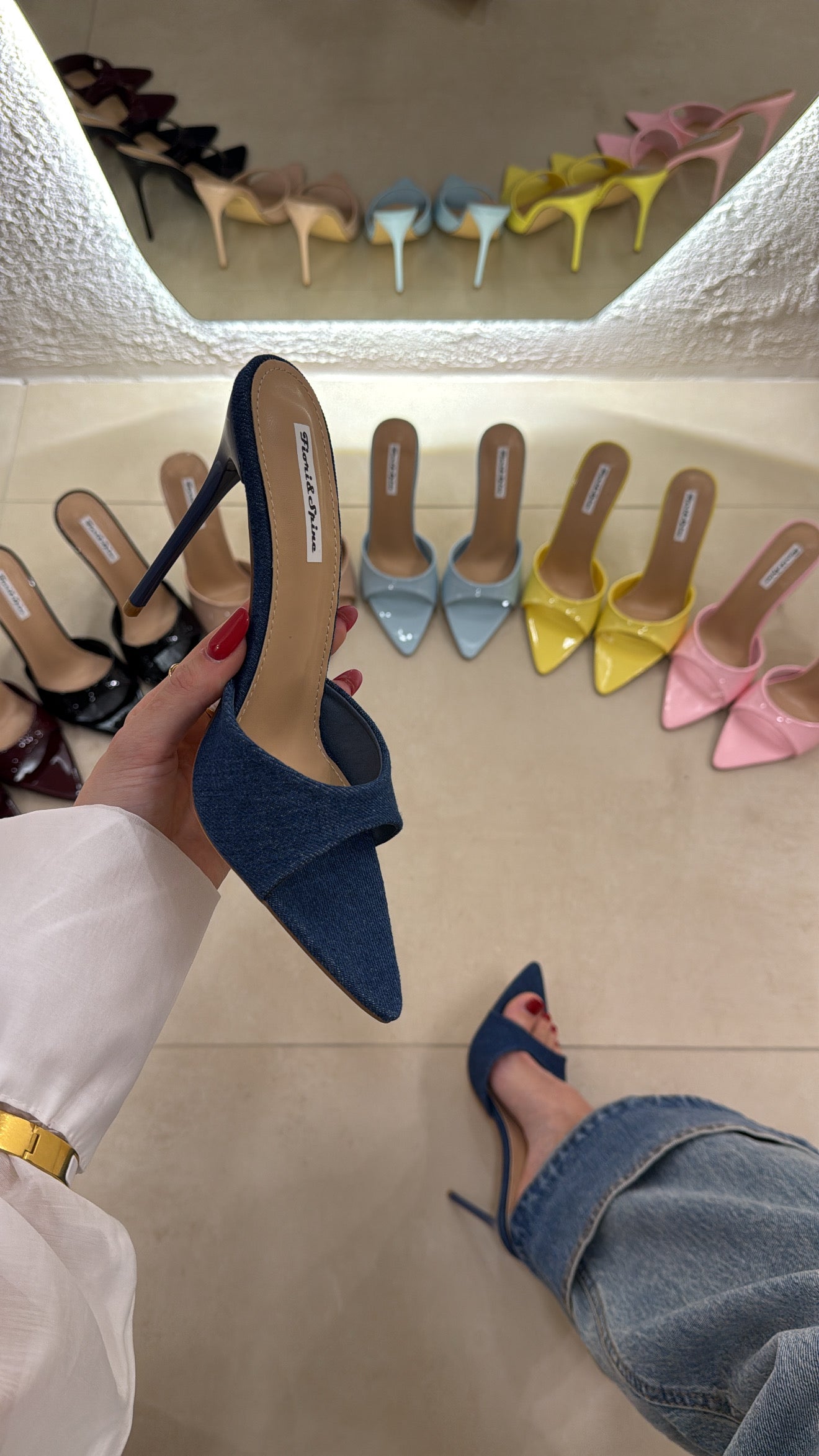 Mules Paris denim