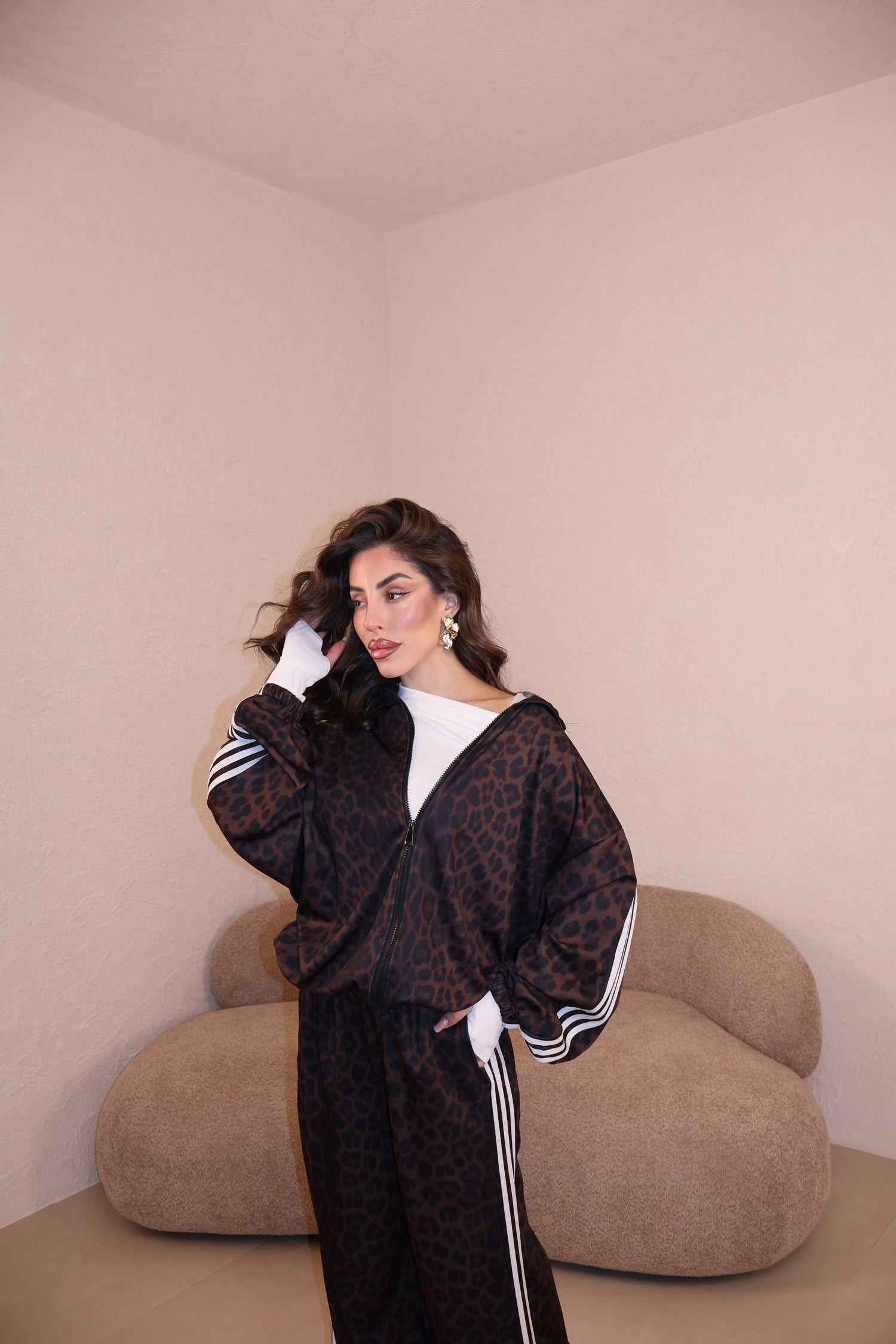 Co/Ord Tuta Gold white