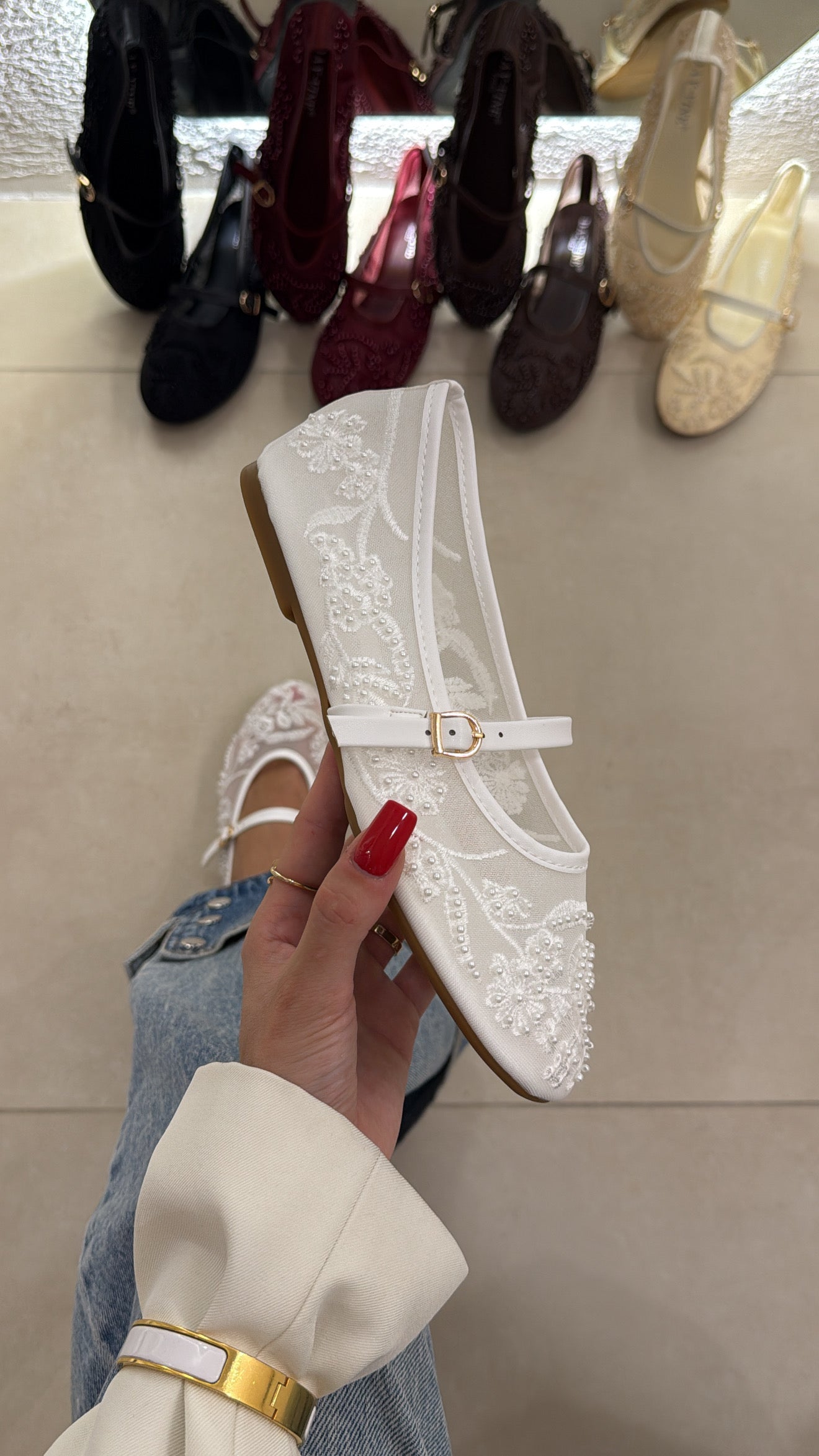 Ballet Pearl white