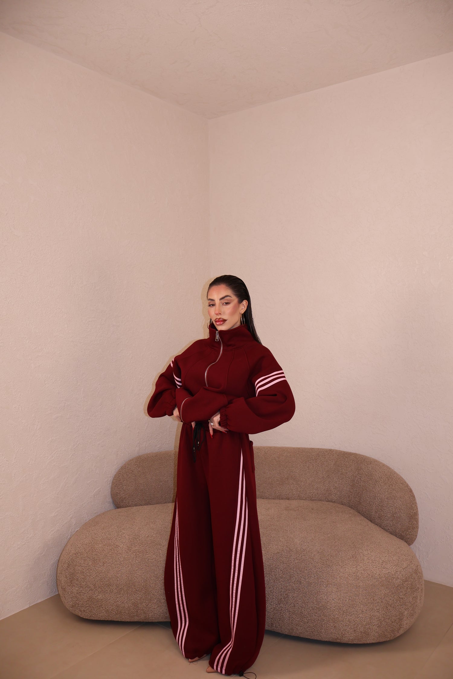 Co/Ord Tuta London bordeaux