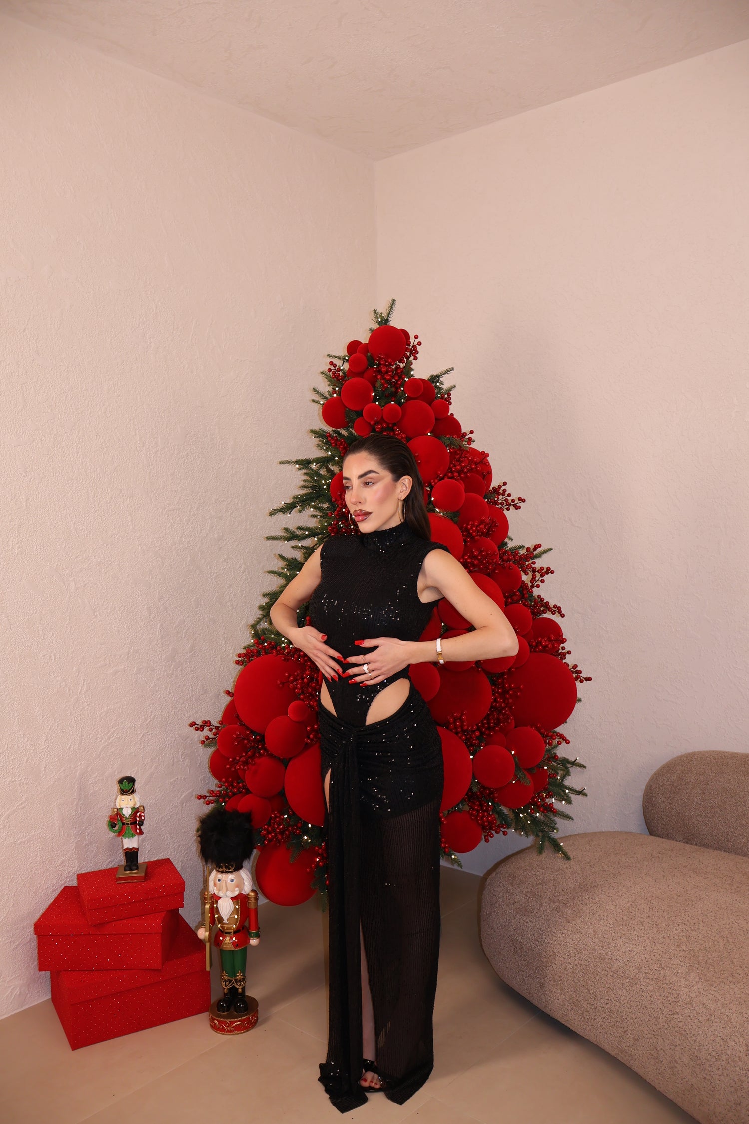 Co/Ord Paillettes black