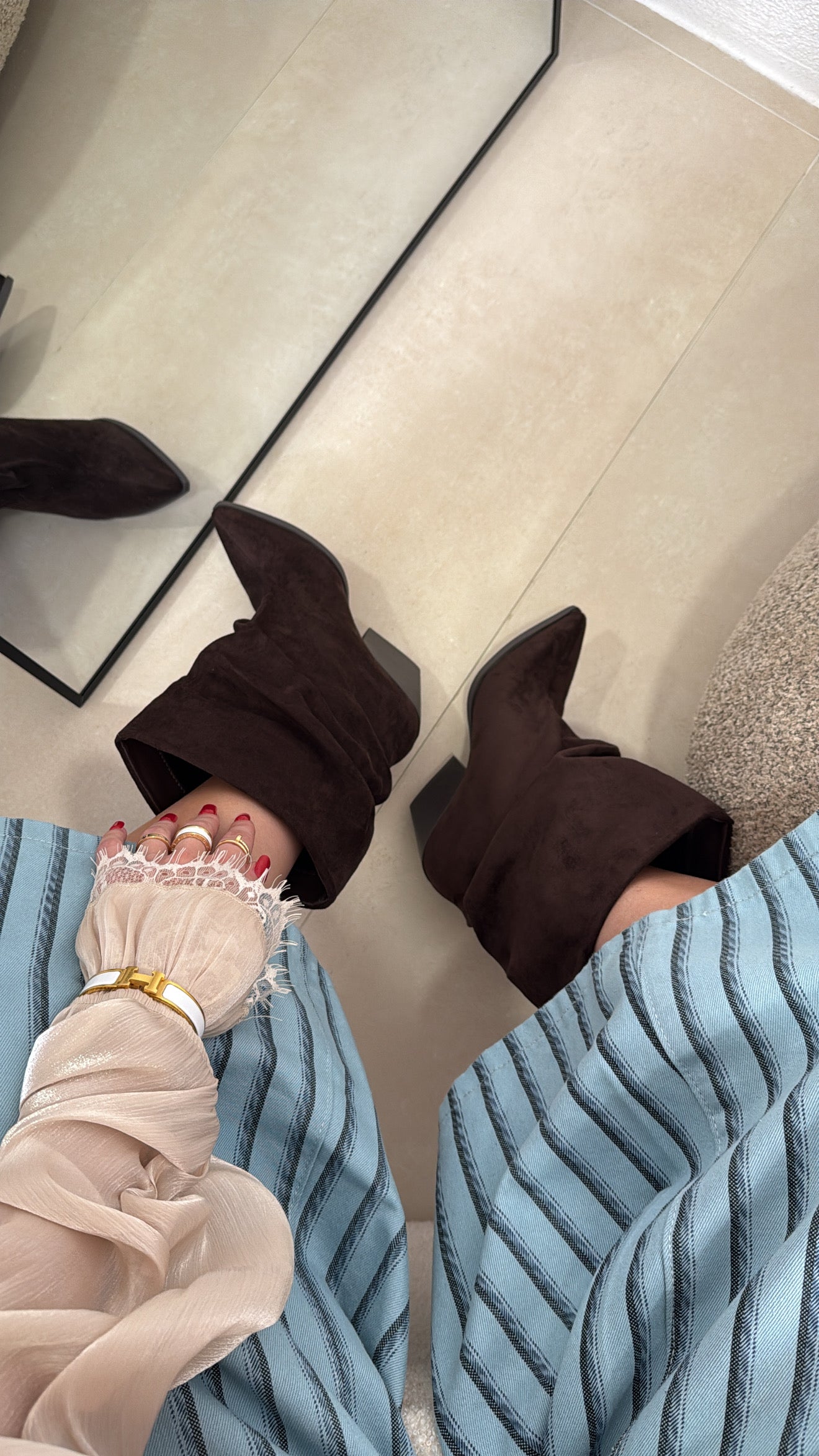 Stivali Angeles Corti choco