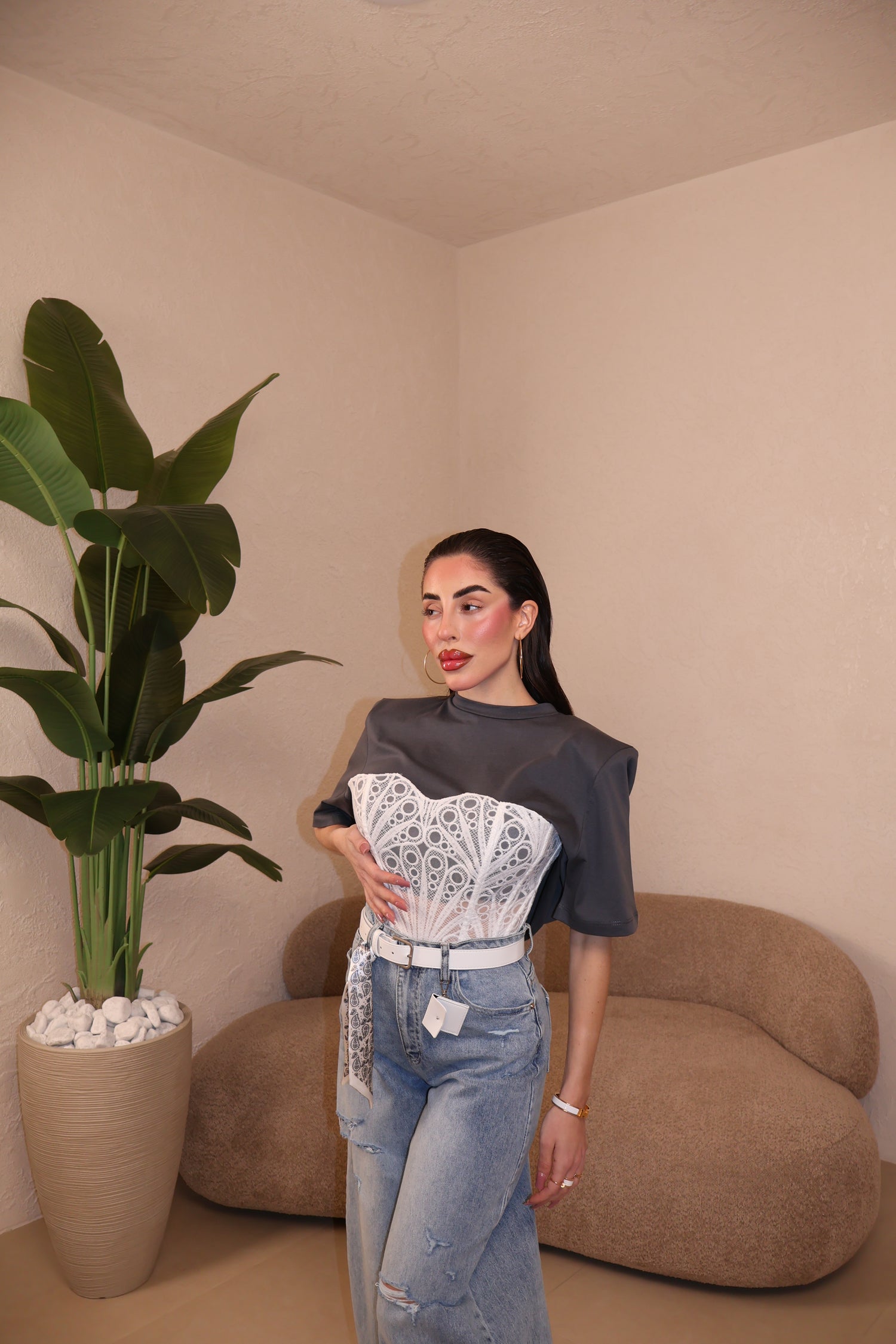 Corset Beatriz white