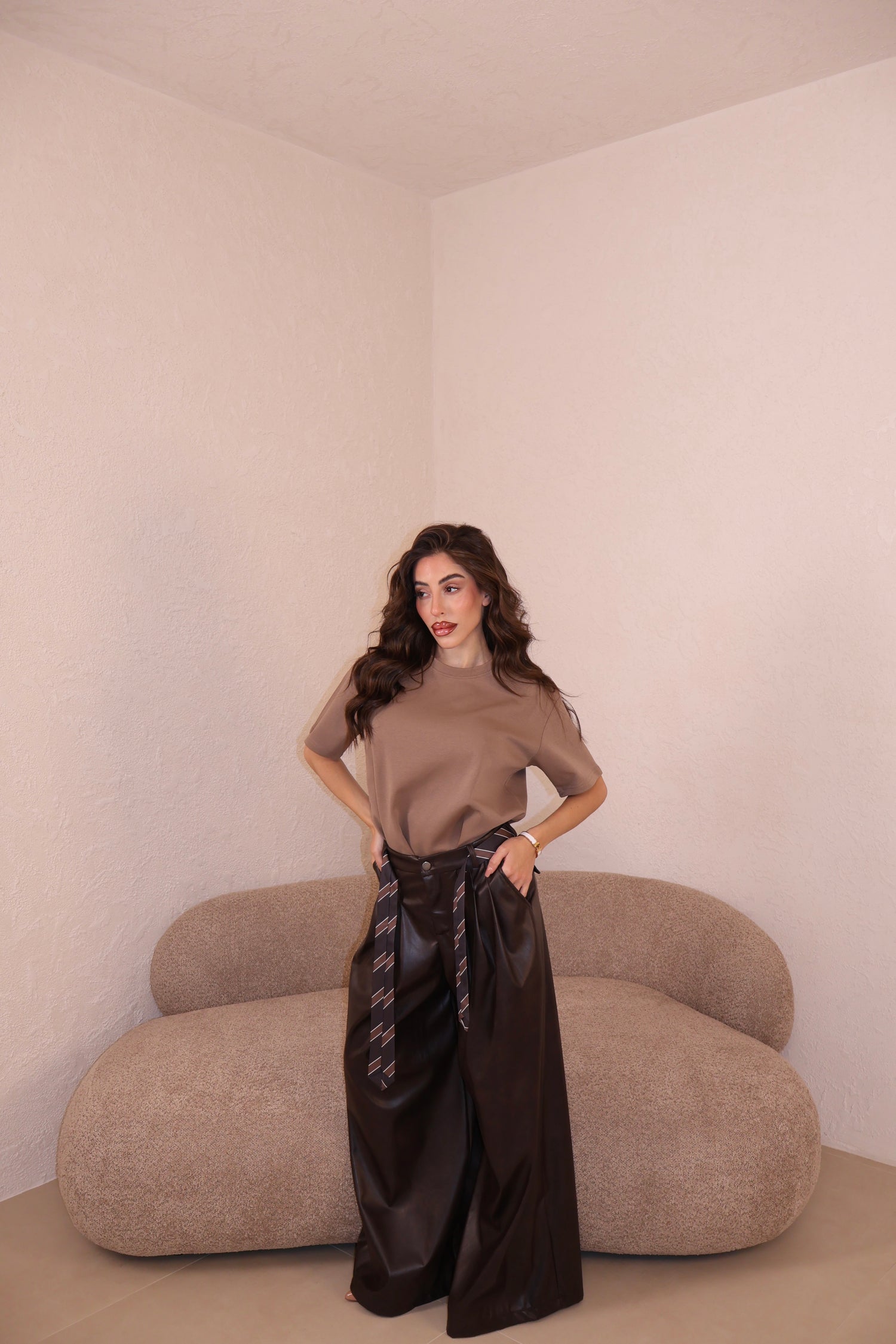 Pantaloni Zaira choco