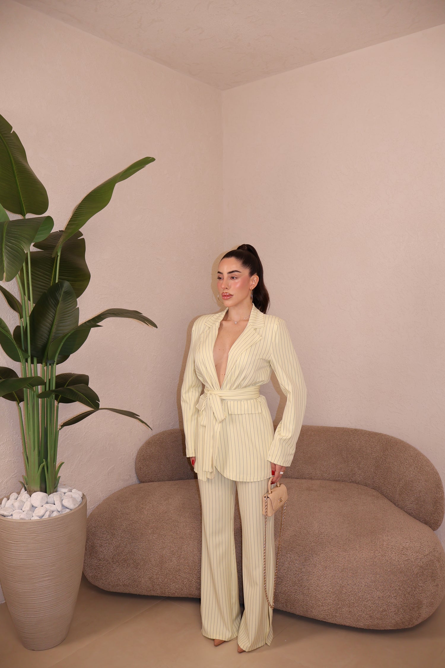 Tailleur Jessy jaune