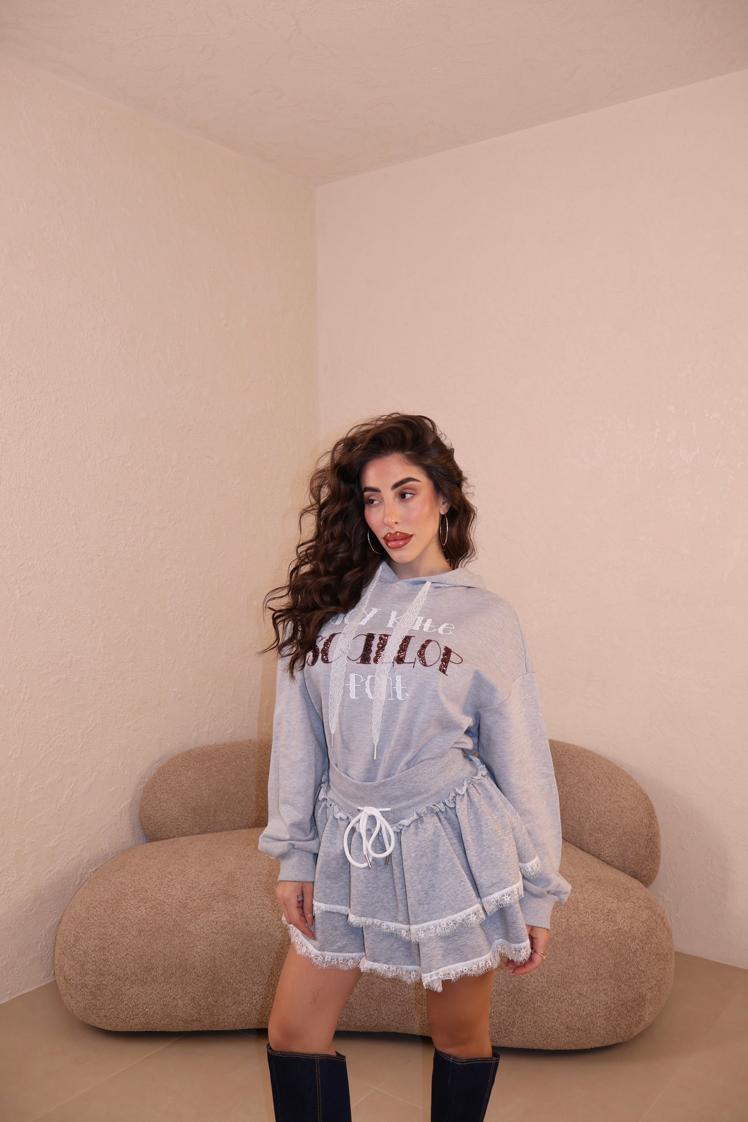 Felpa Corynn grey