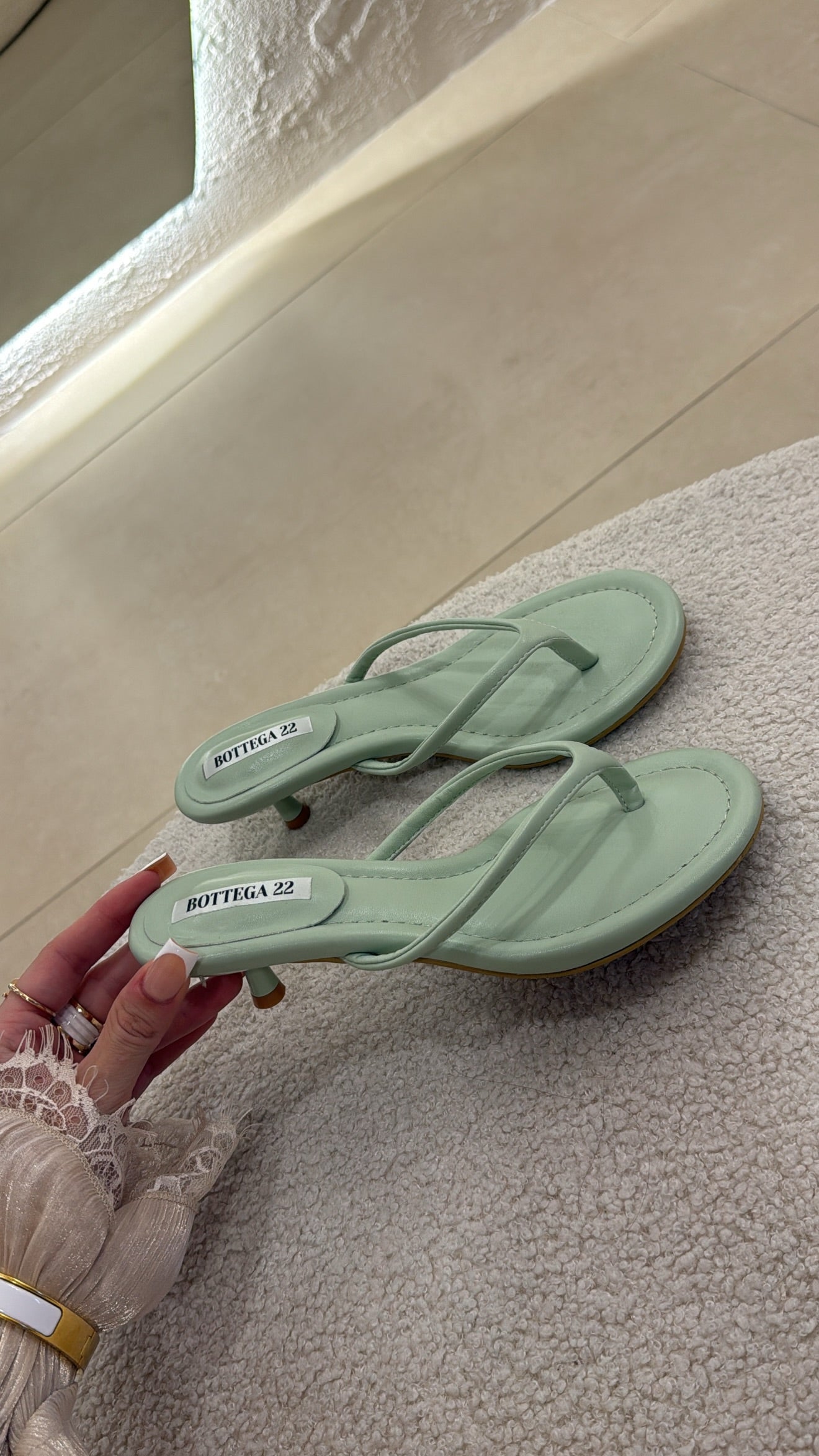 Infradito Kylie menta