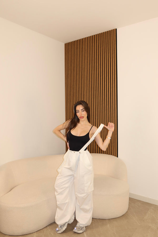 Salopette Giuly bianca