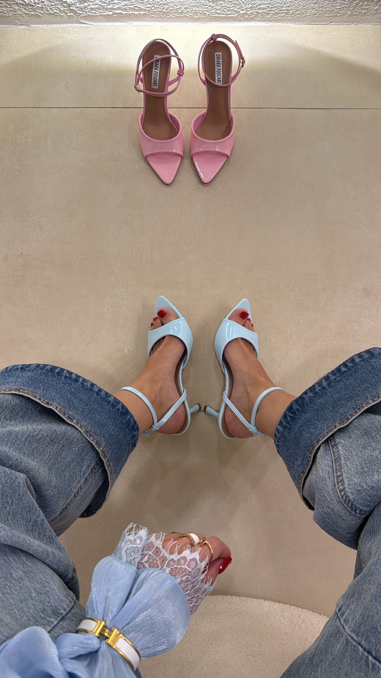 Sandali Kiara celeste