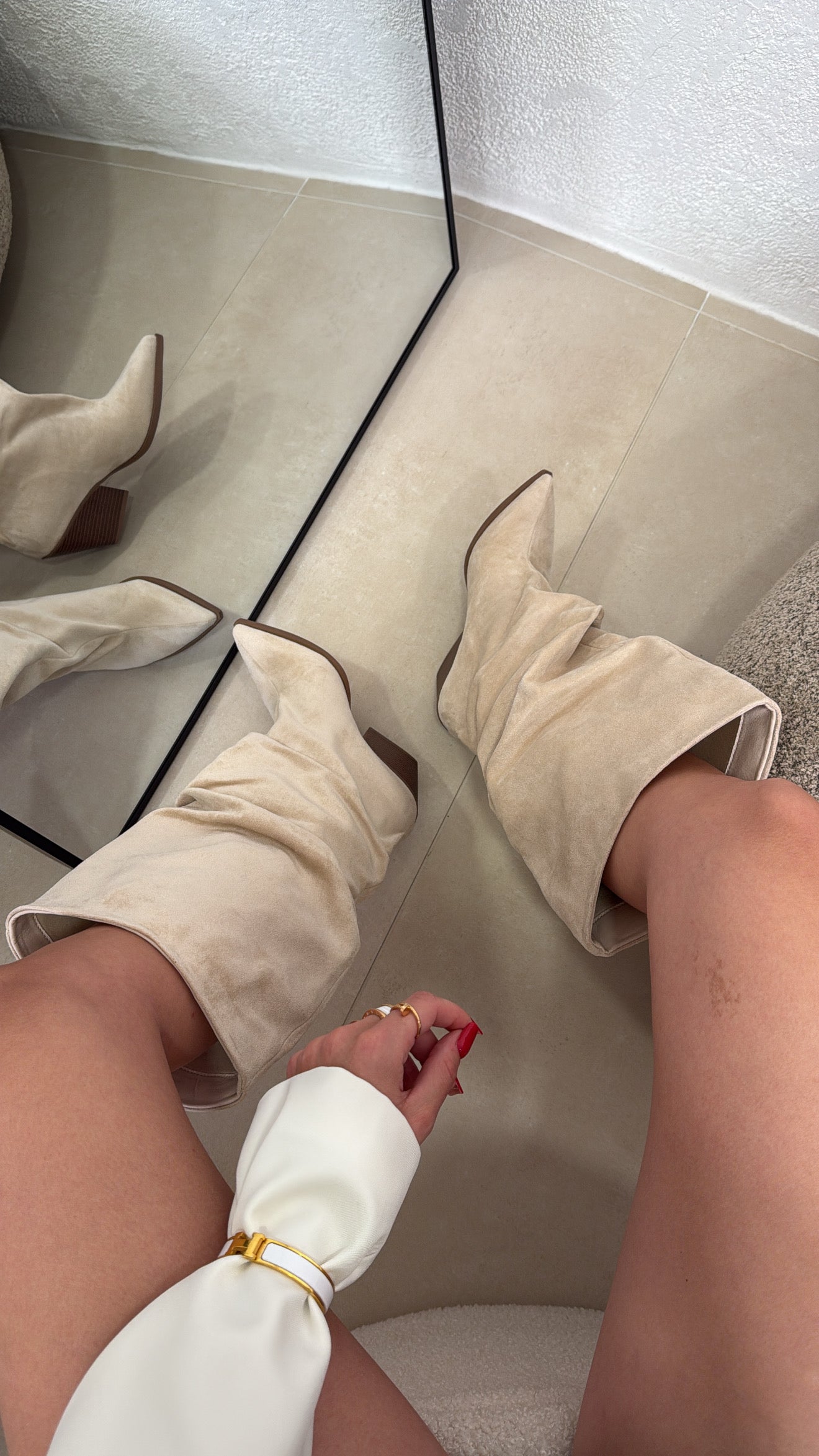 Stivali Angeles beige