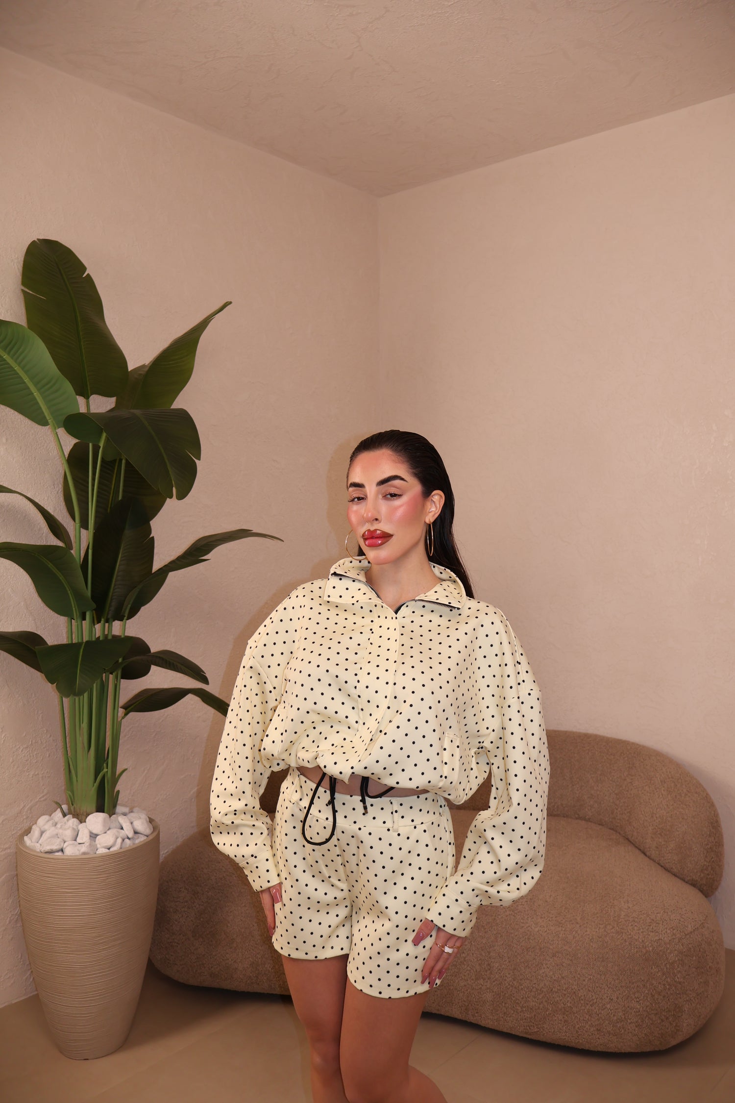 Co/Ord Zahra Pois jaune