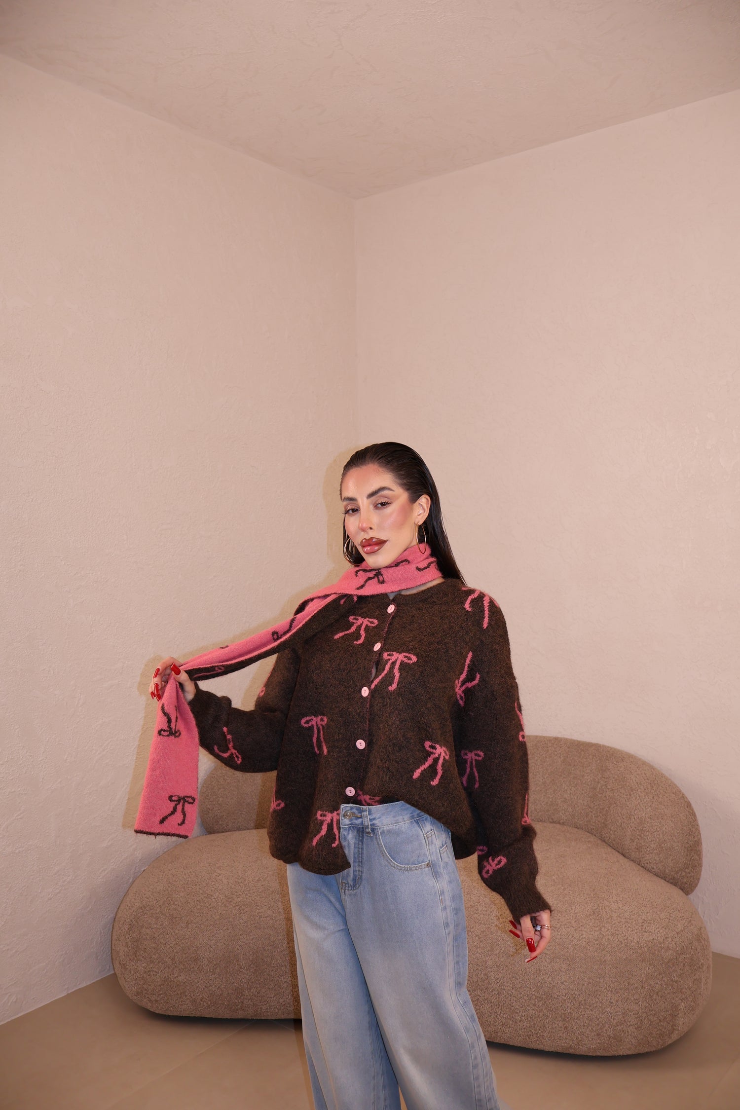 Cardigan Fiocchi choco