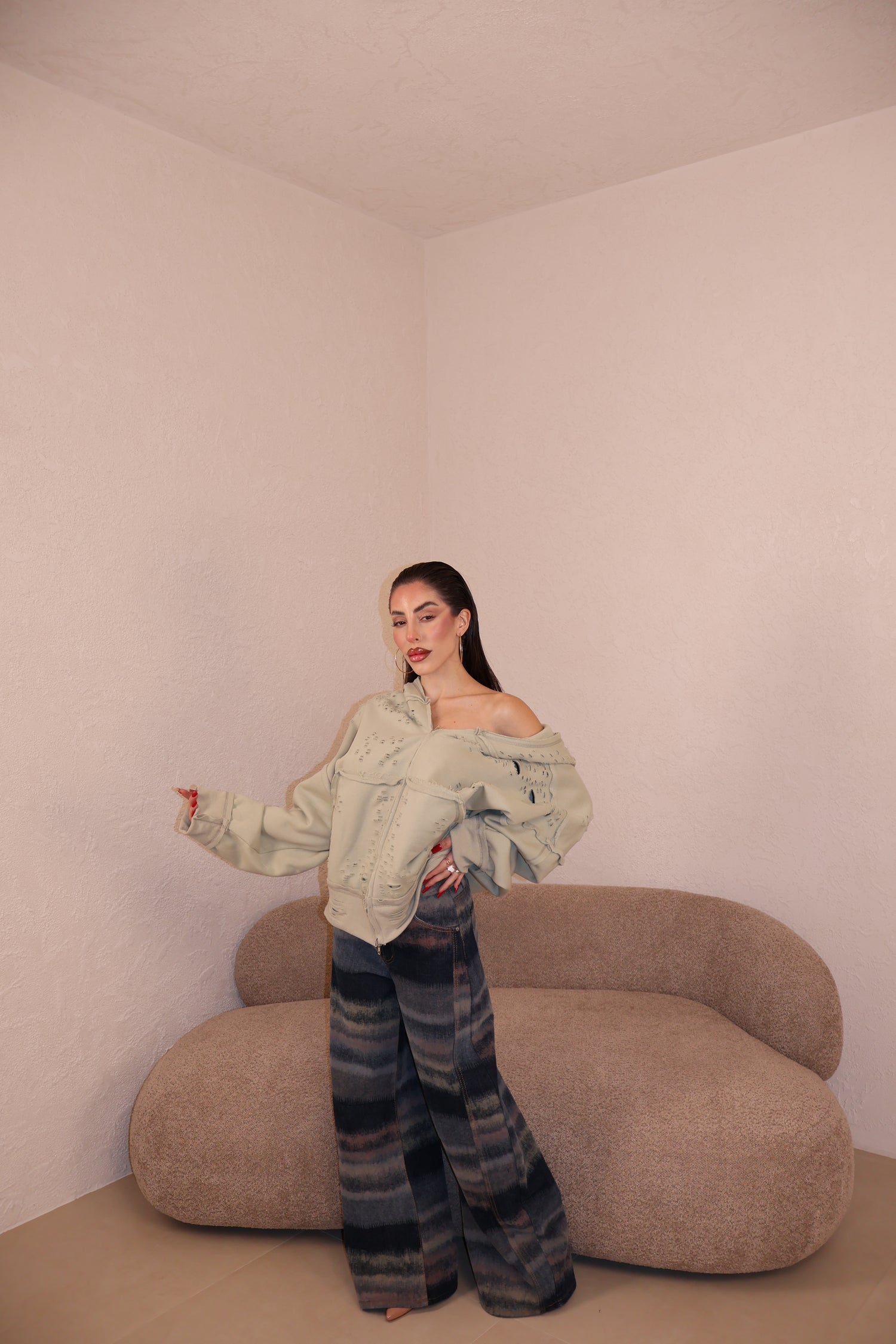 Felpa Breaking menta