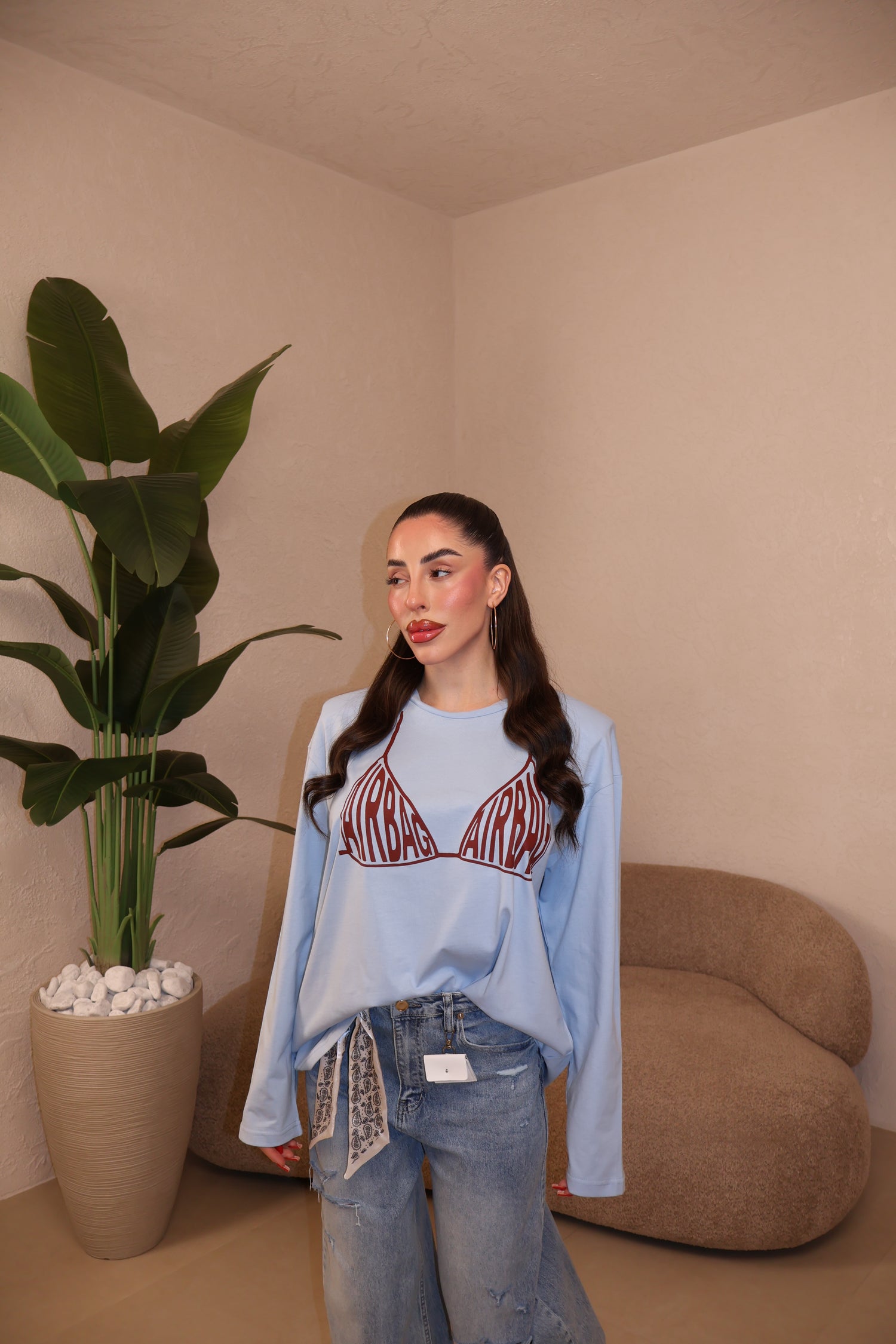 T-Shirt Airbag celeste