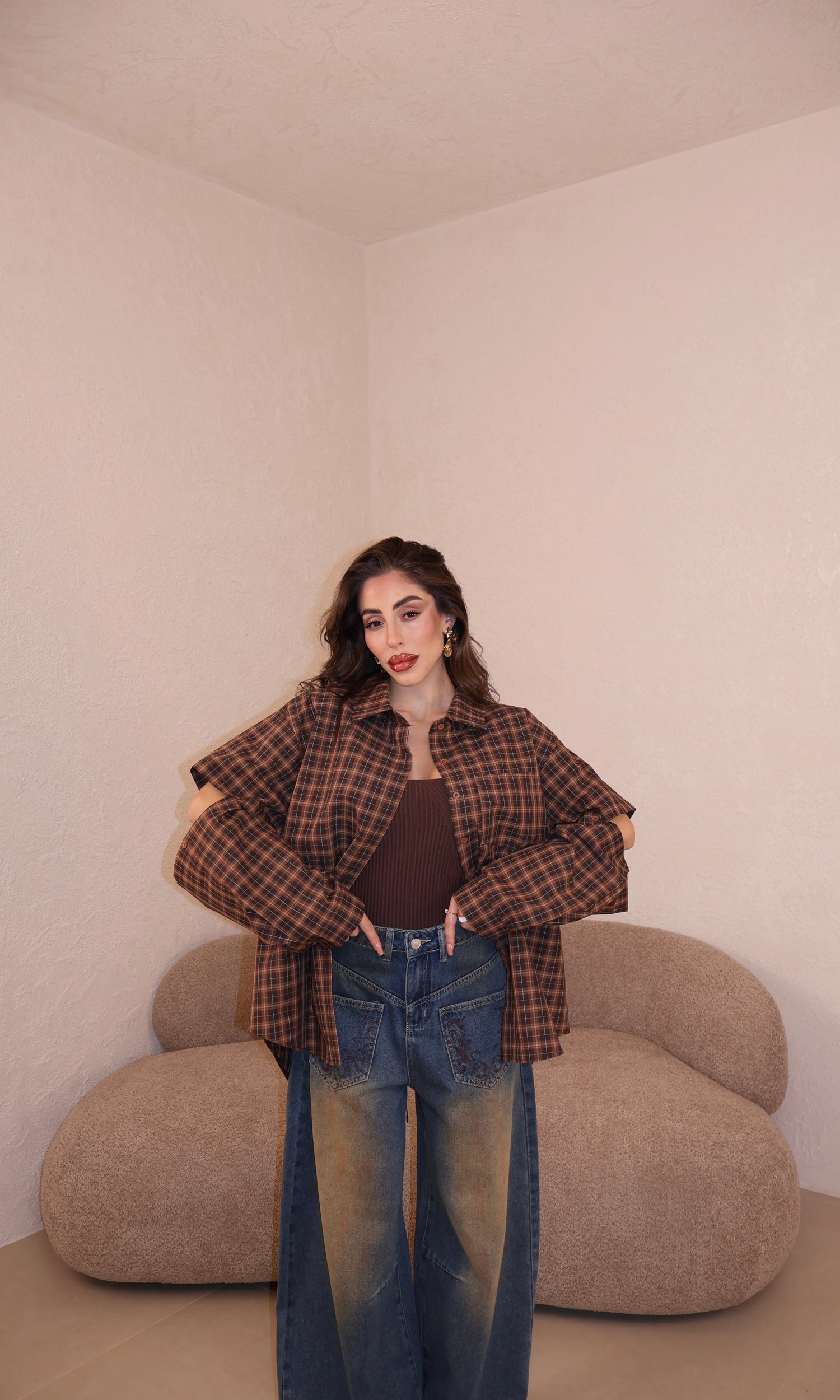 Camicia Vichy 2.0 choco