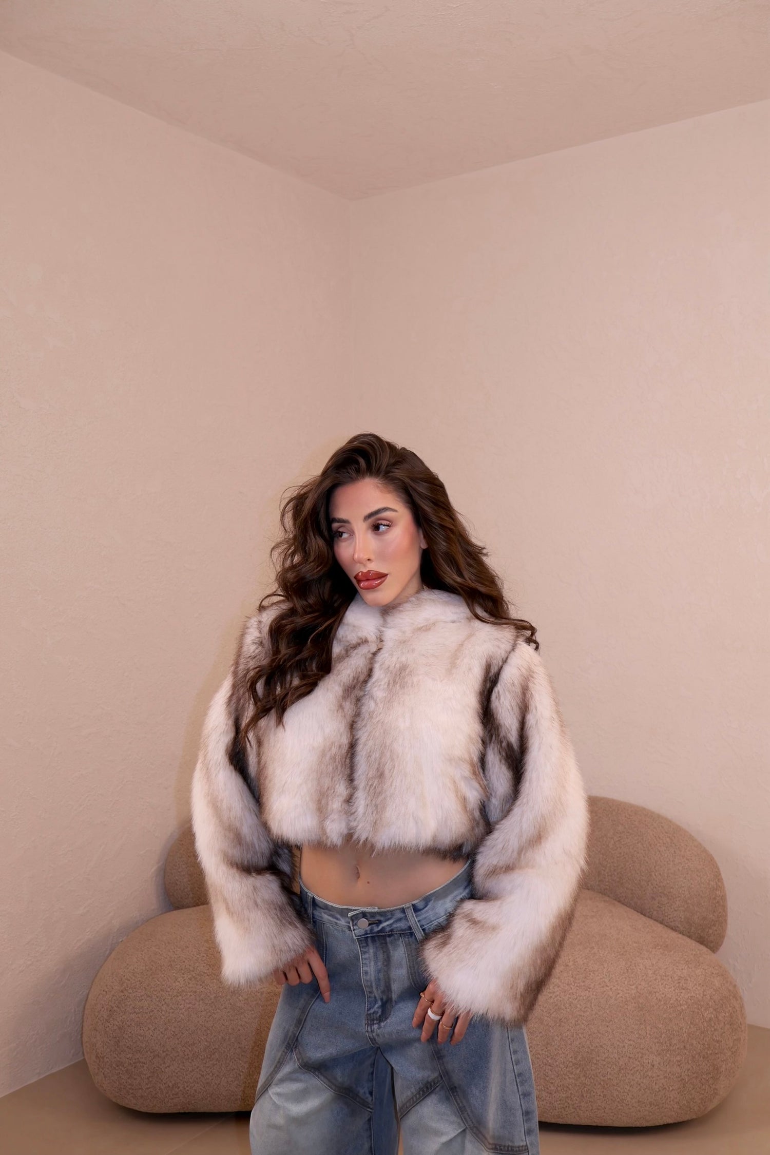 Pelliccia Courmayeur crop