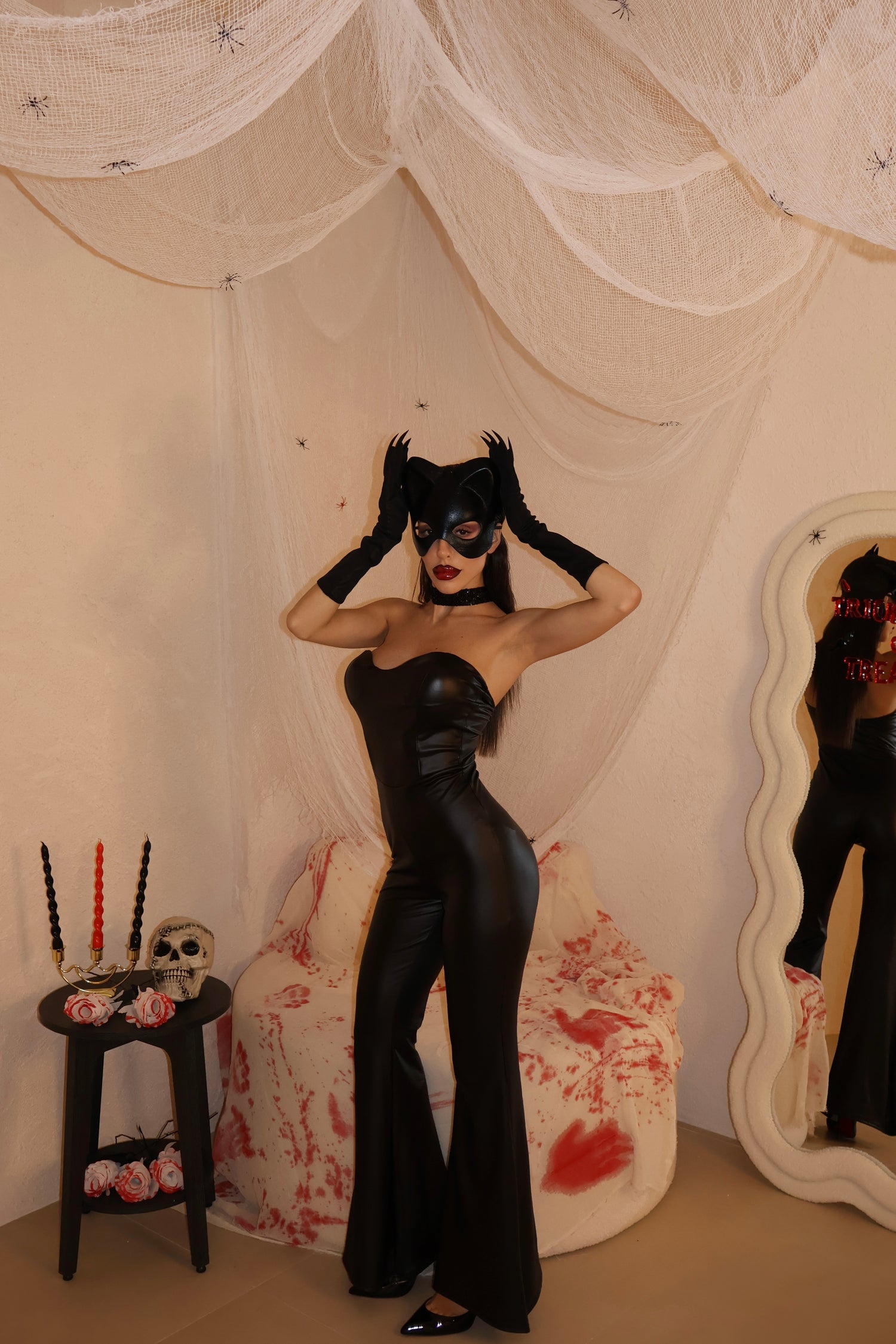 Jumpsuit Ecopelle black