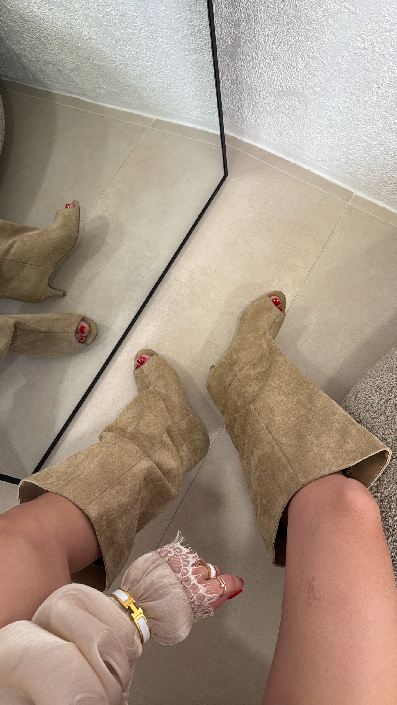 Stivali Roselyn beige