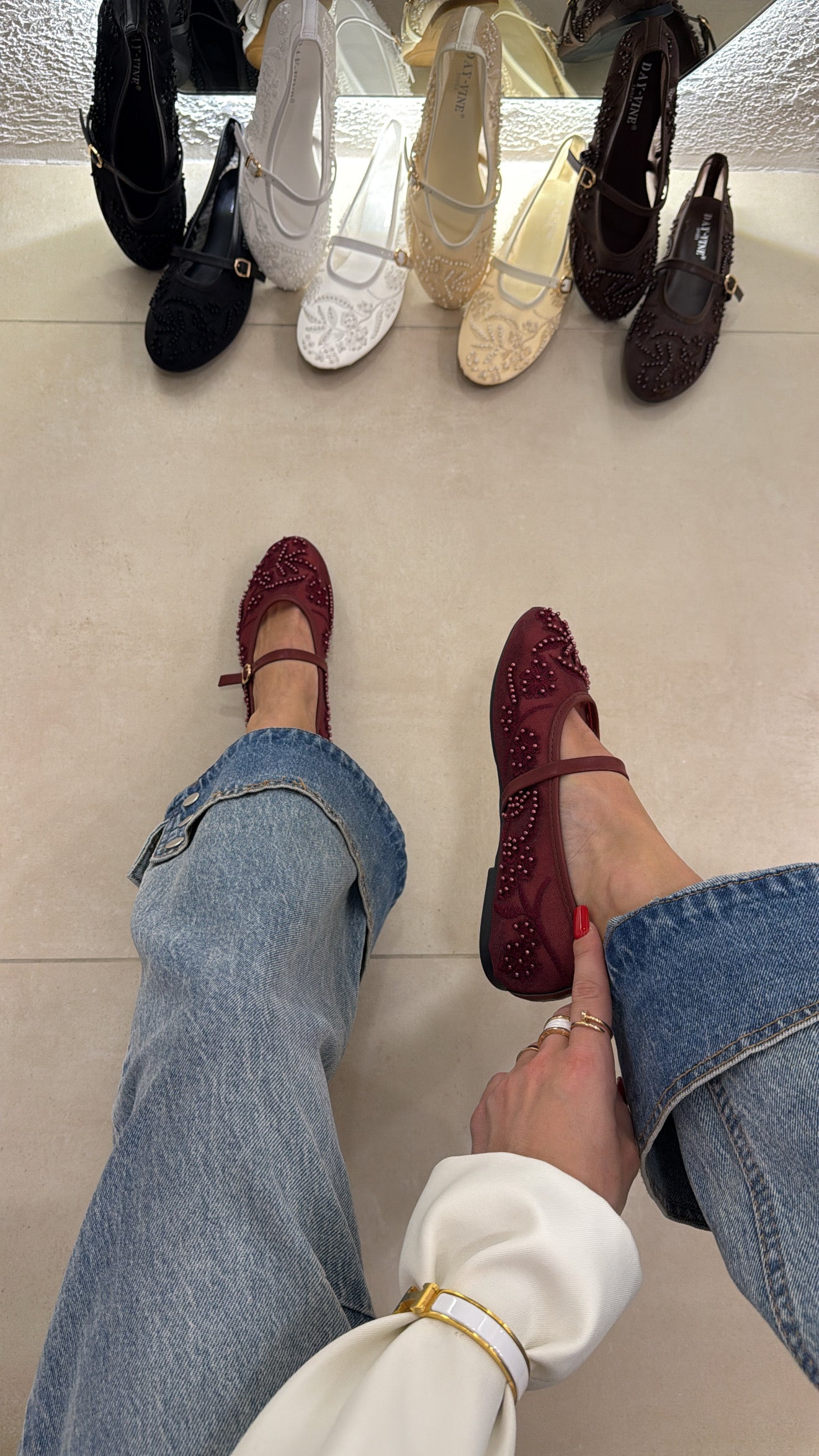 Ballet Pearl bordeaux