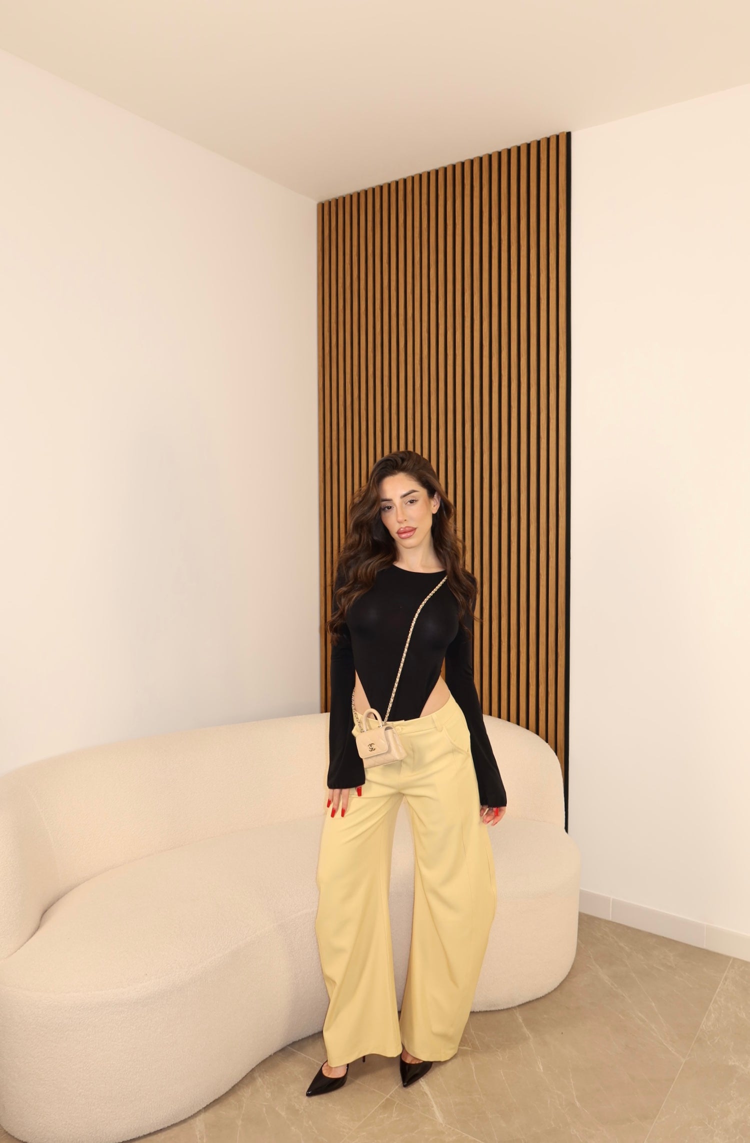 Pantalone Balloon yellow