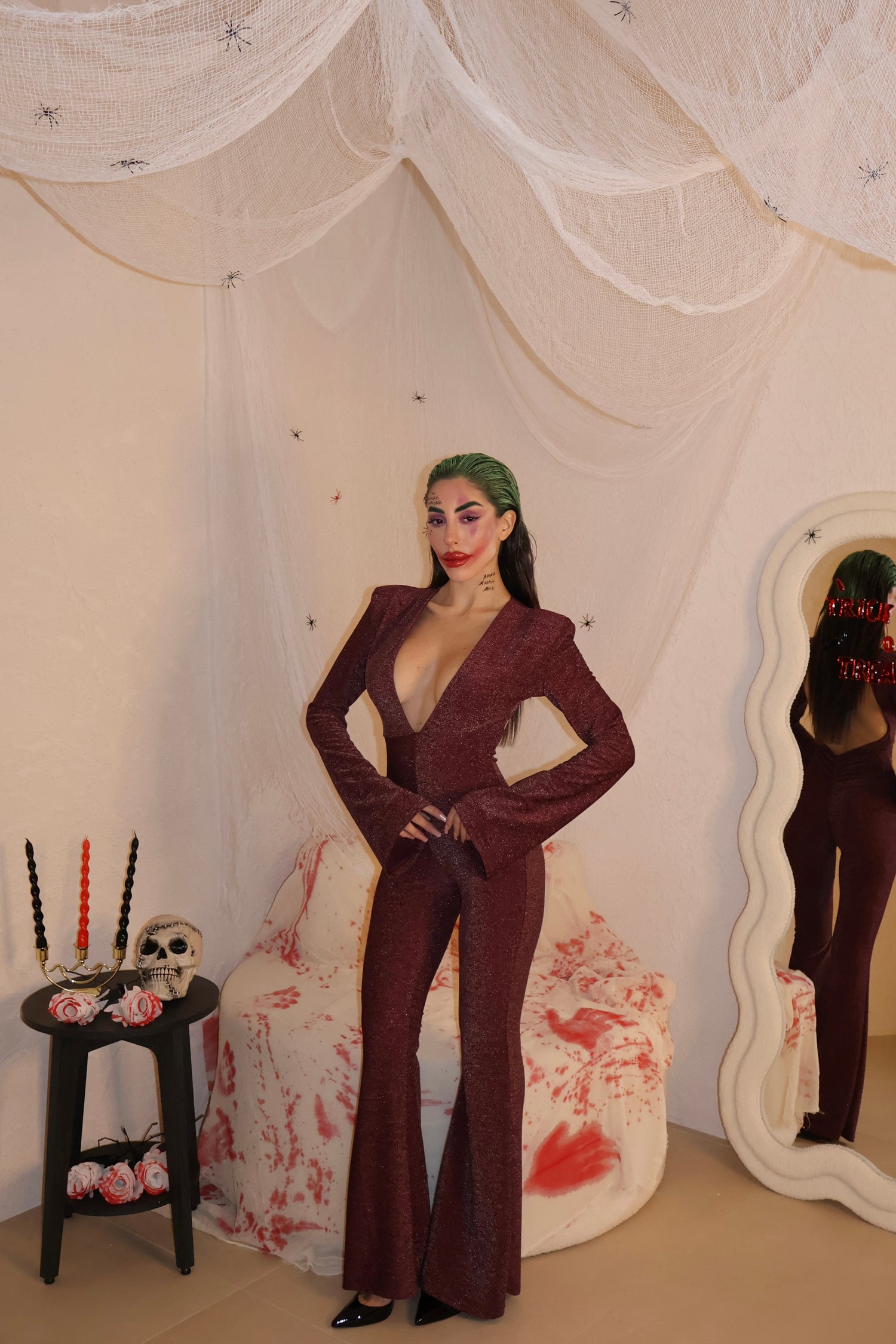 Jumpsuit Rosalia bordeaux