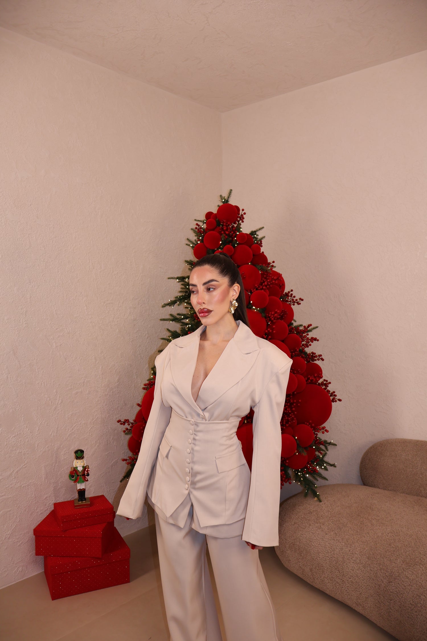 Tailleur Bustier panna