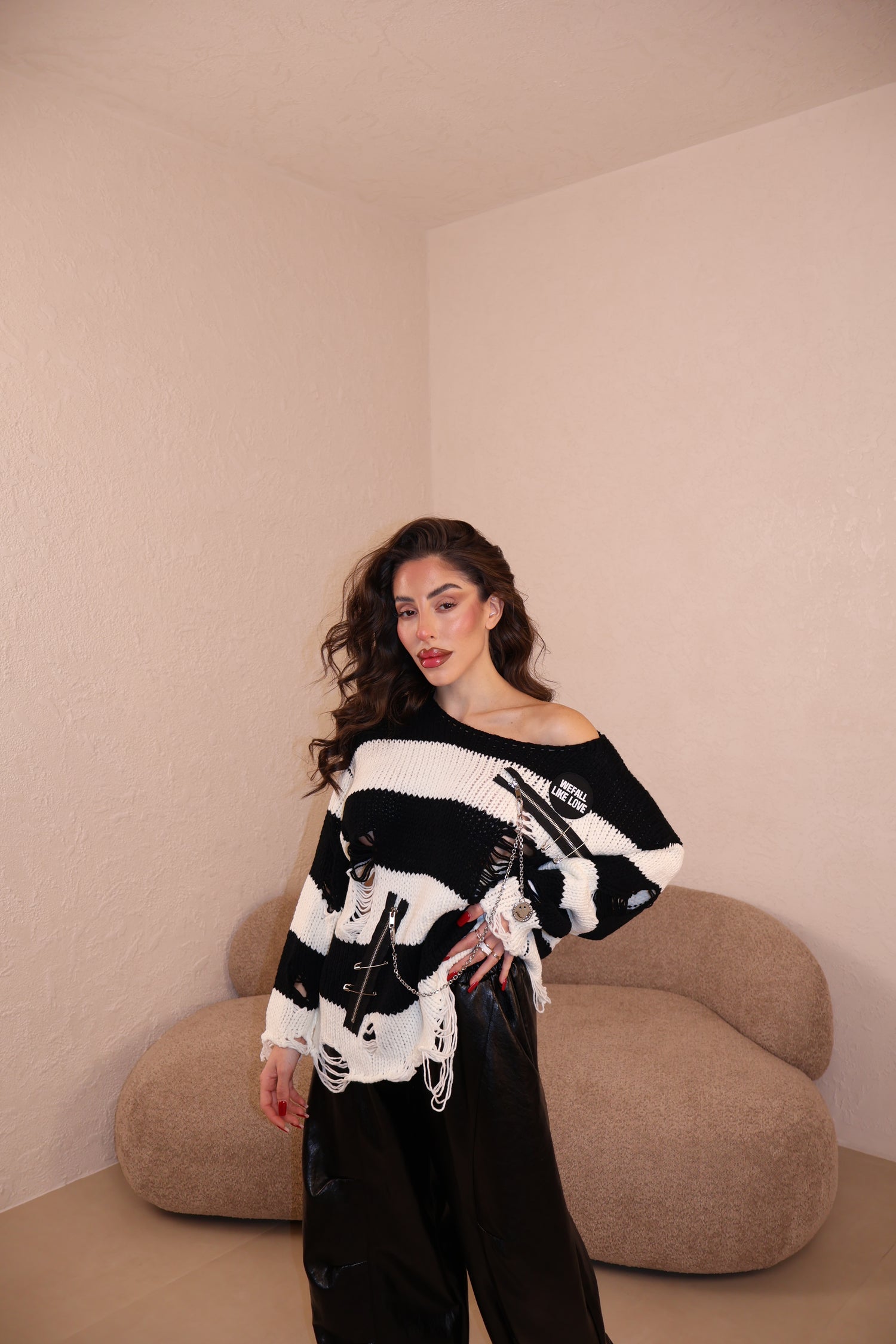 Pullover Chains black