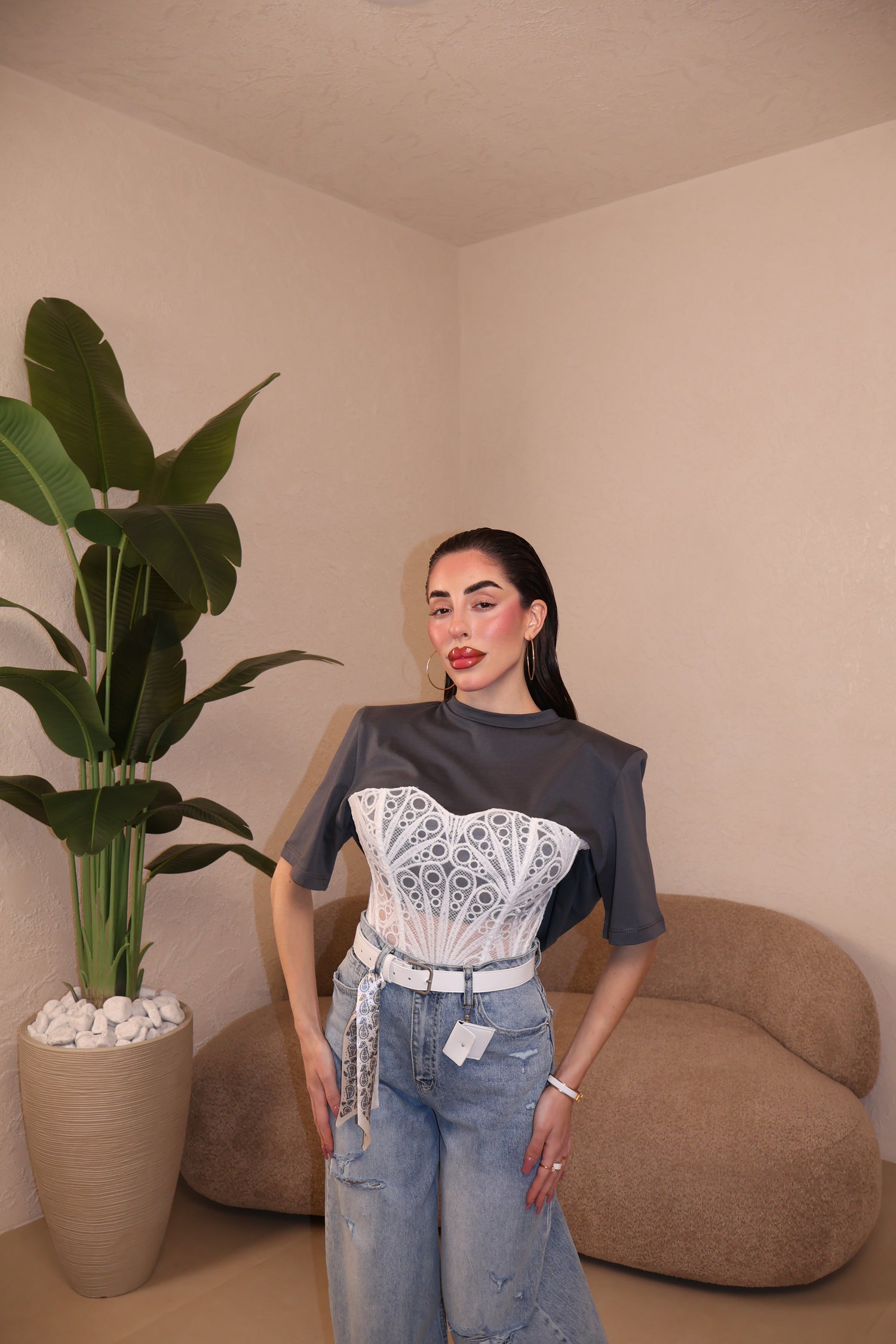 Corset Beatriz white