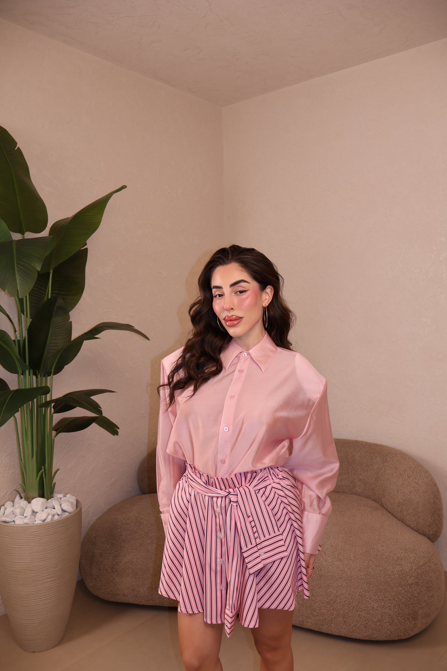 Camicia Velo rosa