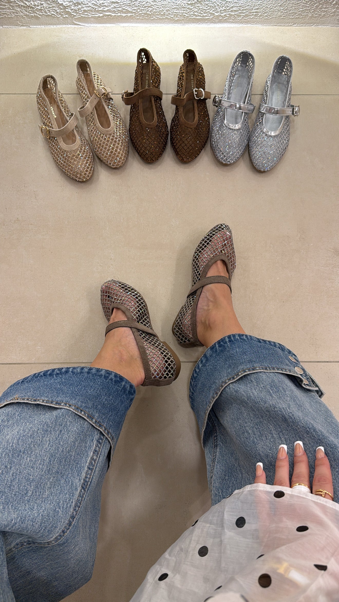 Ballet Flats taupe