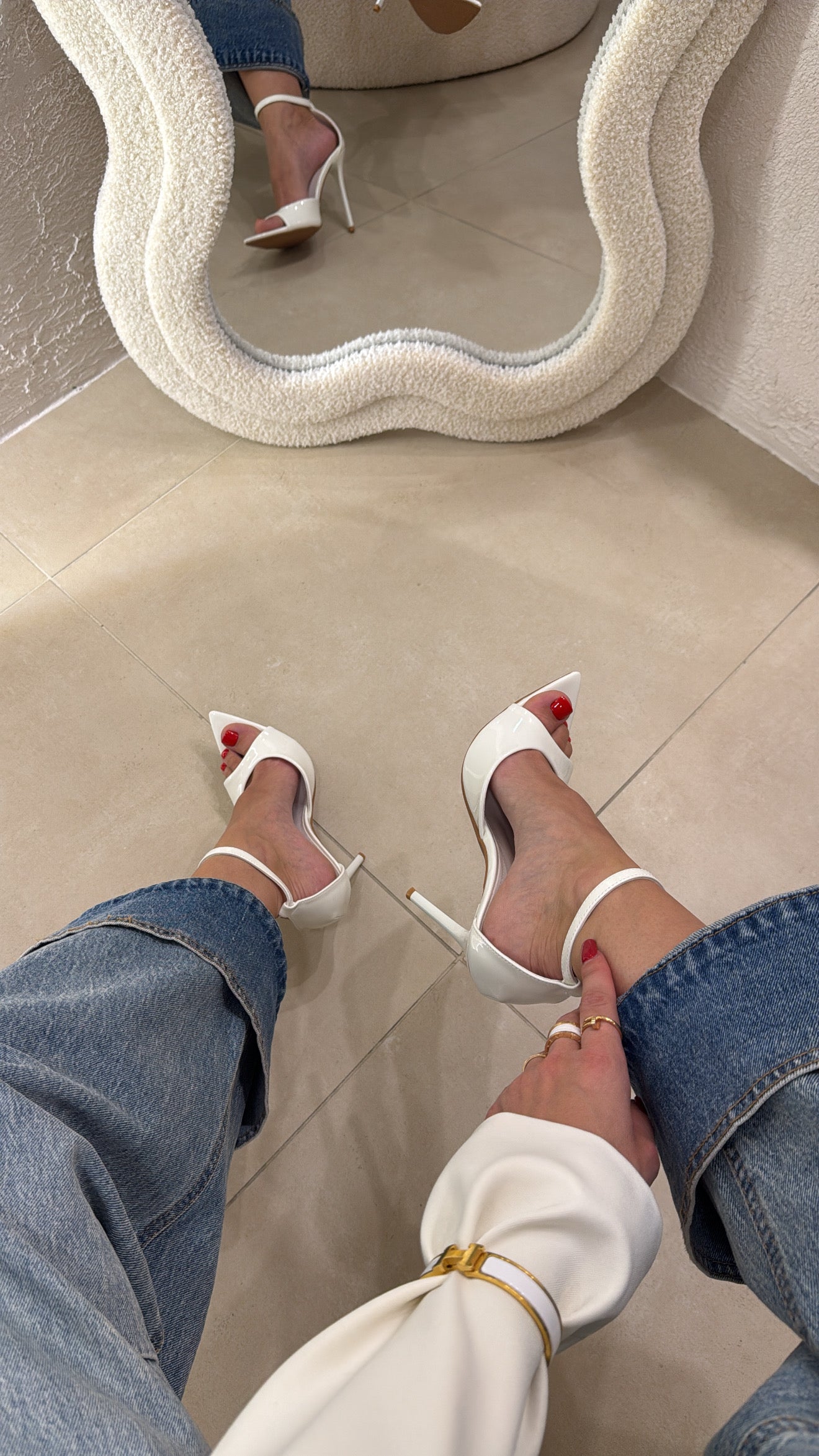 Sandali Paris white