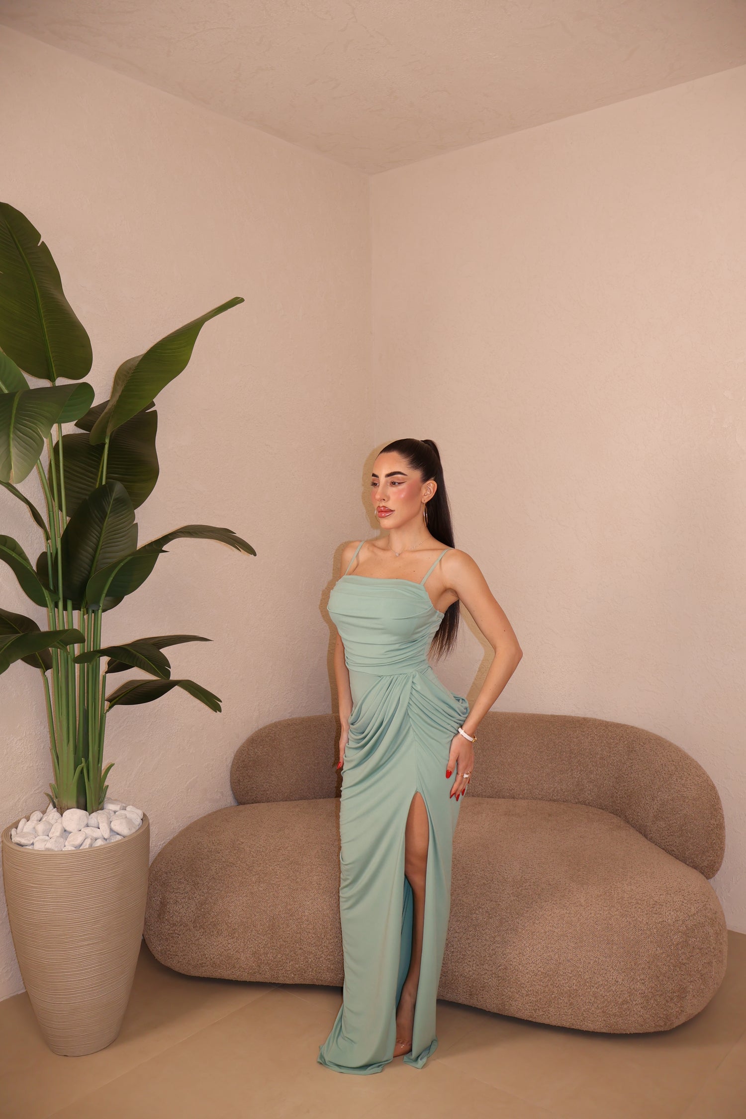 Abito Giuly menta