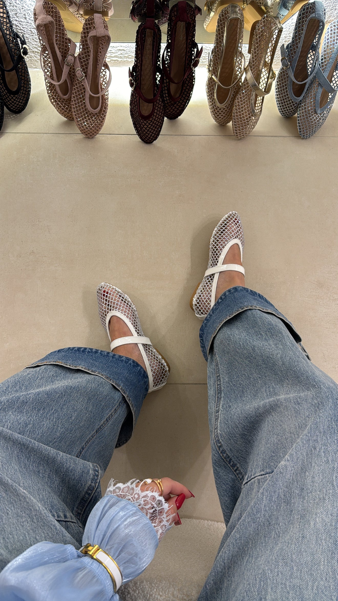 Ballet Flats white