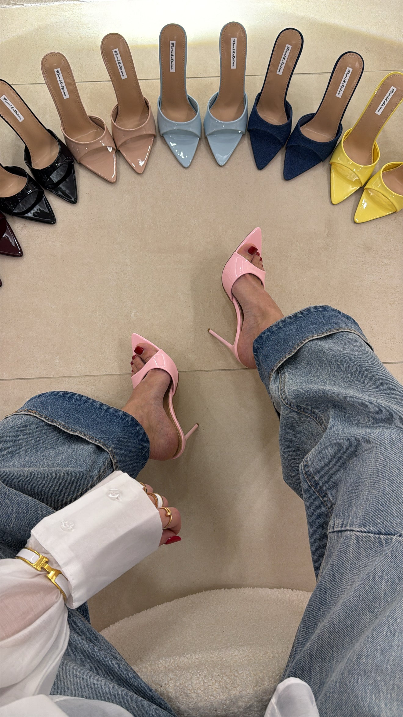 Mules Paris pink