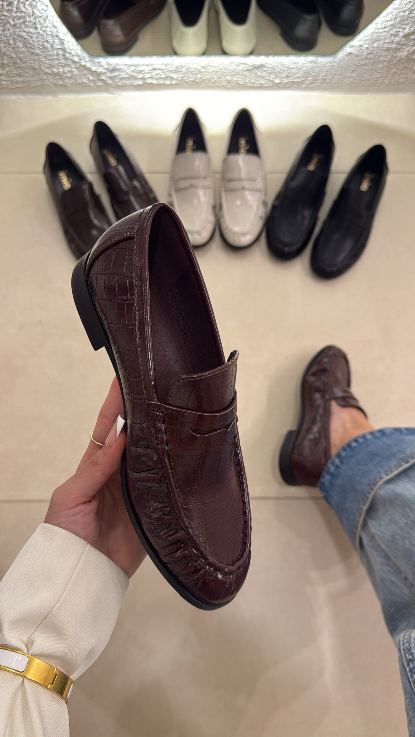 Mocassini Laurent bordeaux