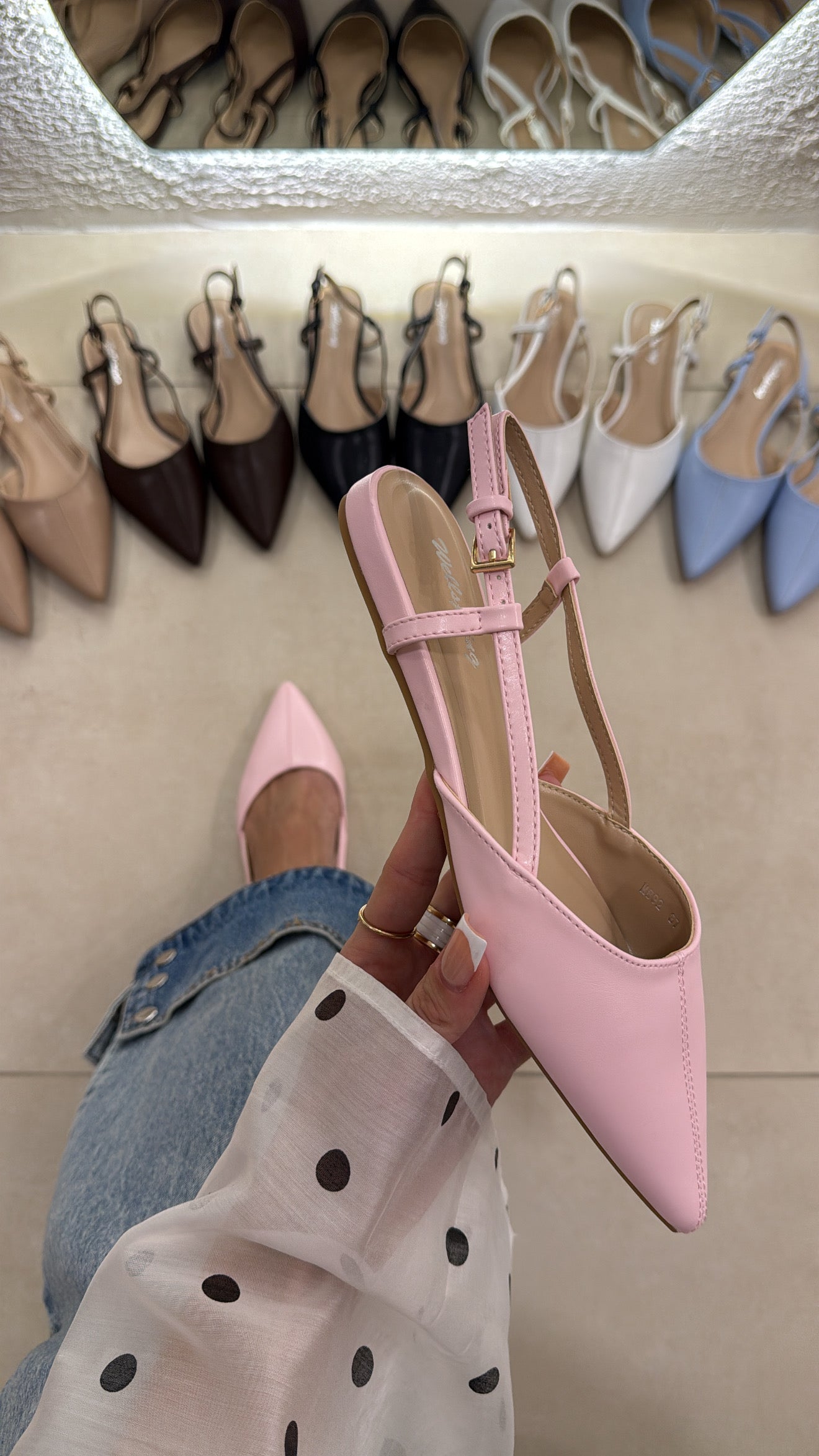 Slingback Nicole pink