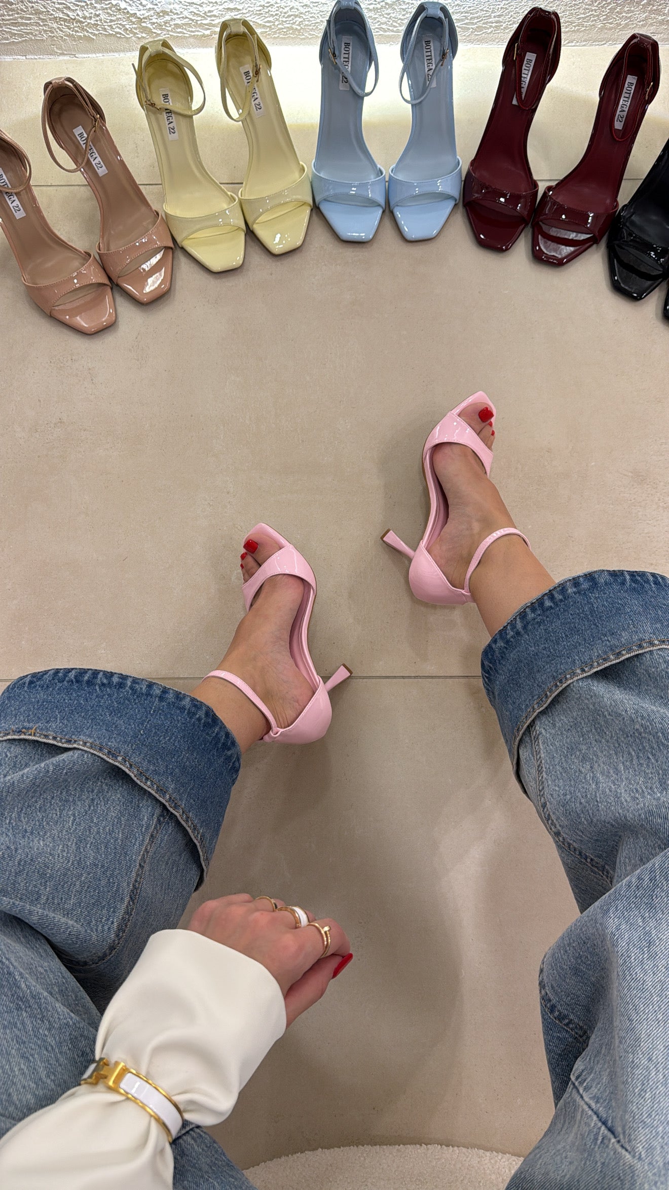 Sandali Bottega pink