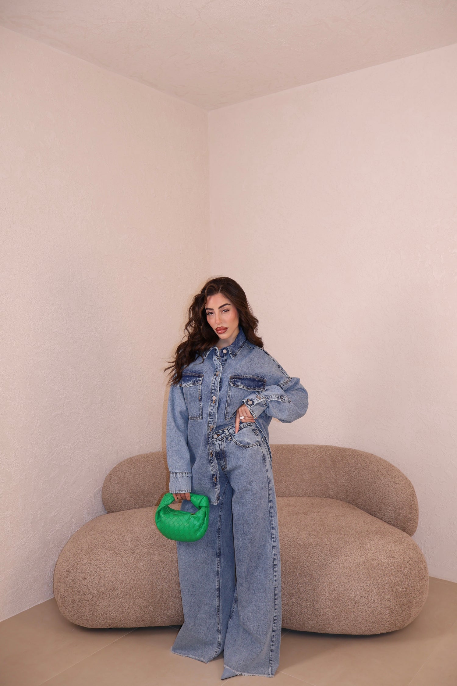 Co/Ord Denim chiaro