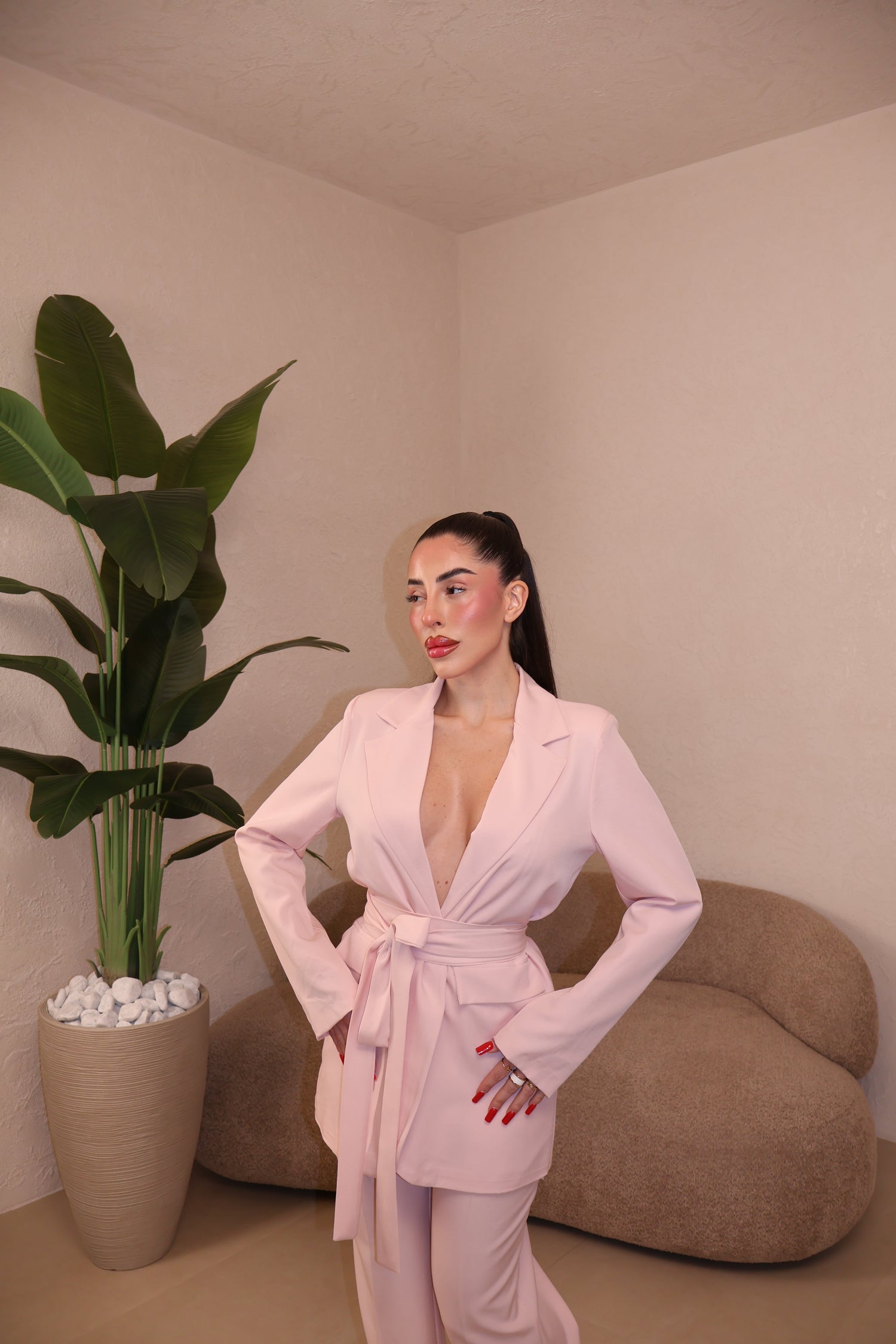 Tailleur Angelina cipria