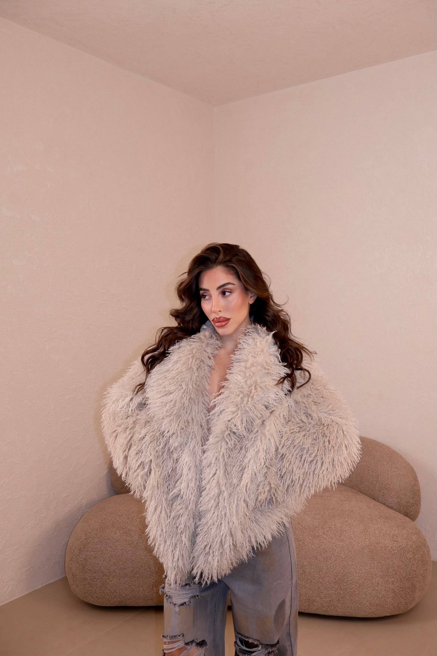 Pelliccia Azulk fango