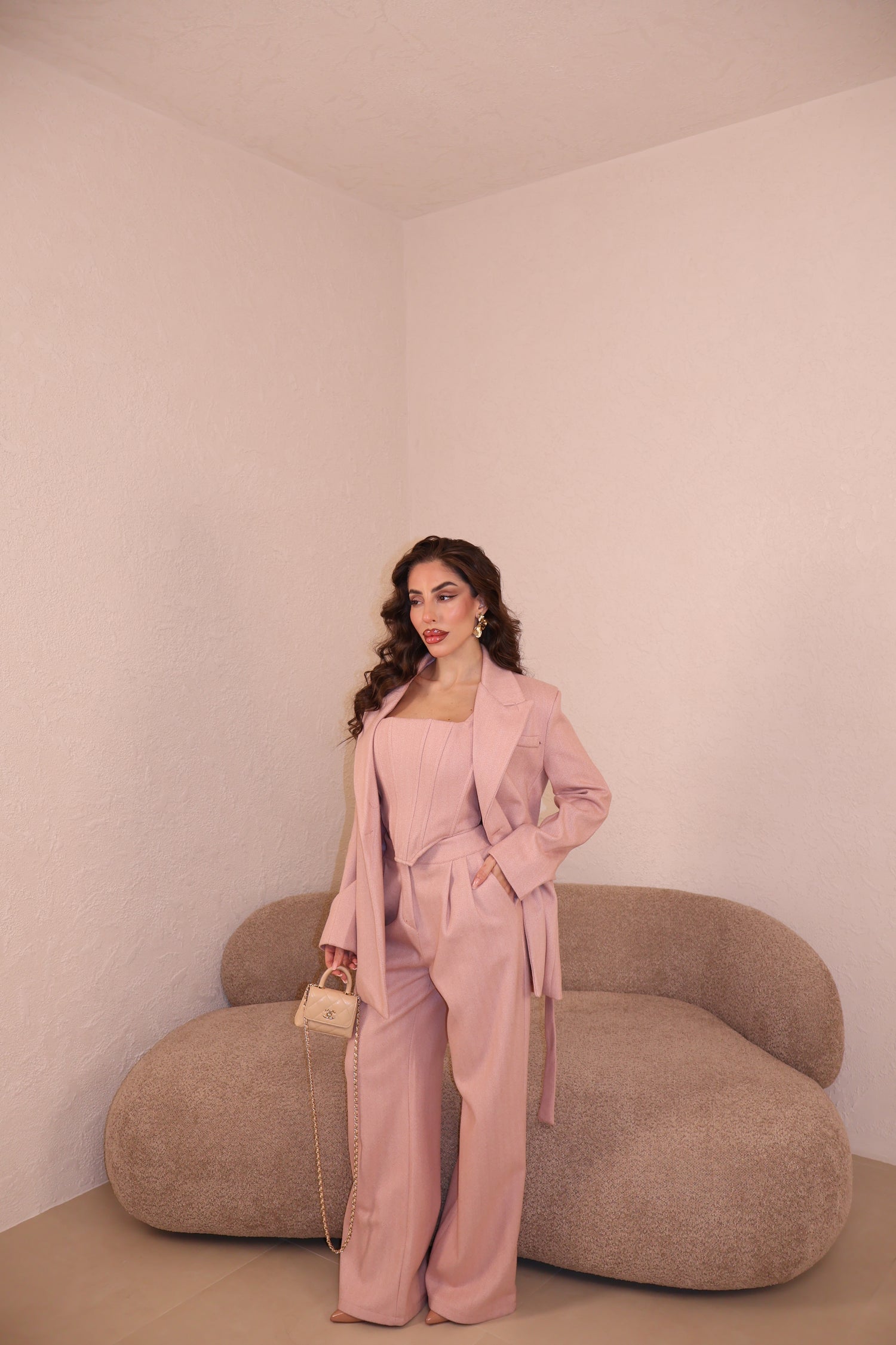 Tailleur Kate cipria