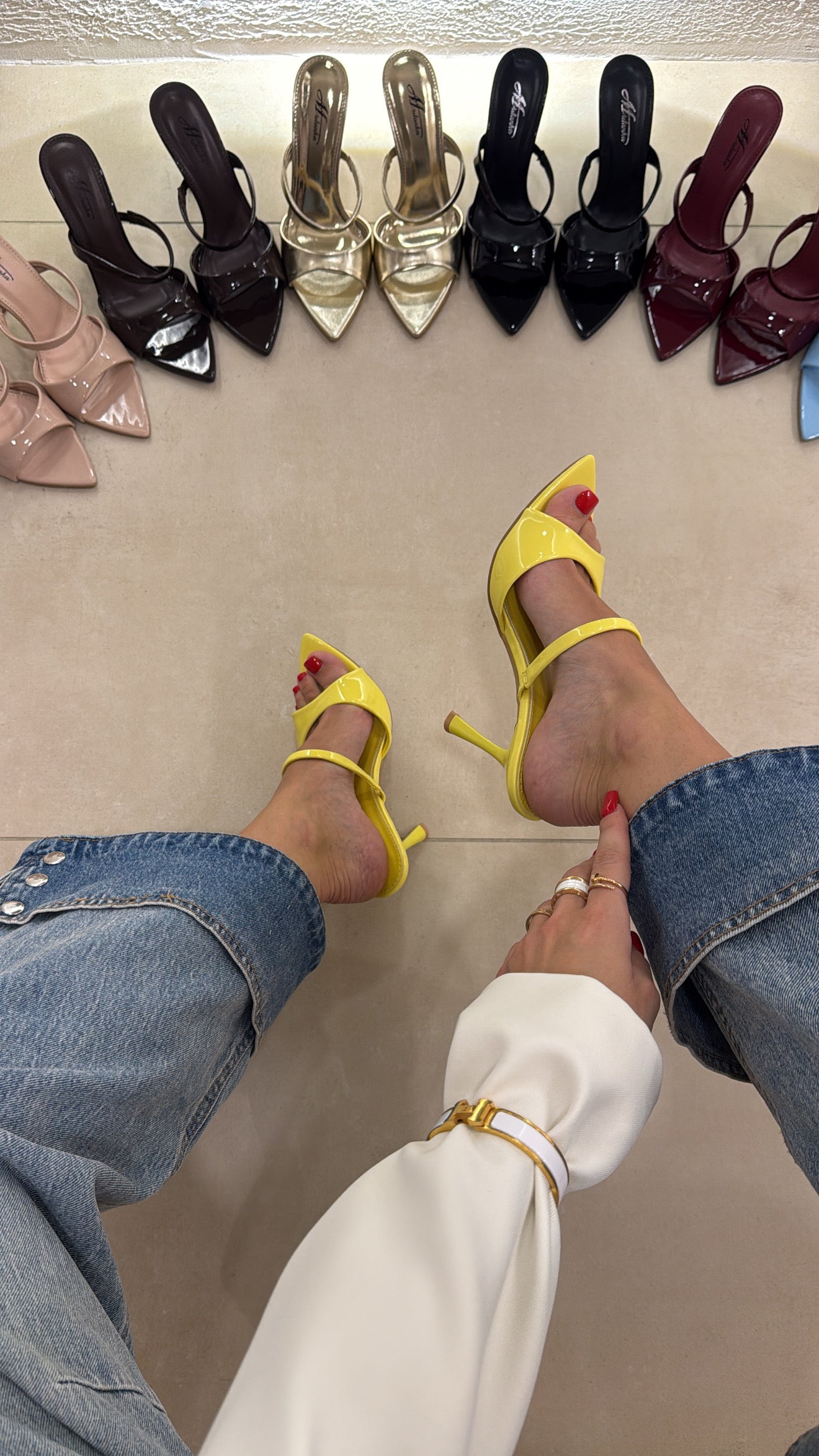 Mules Zendaya jaune