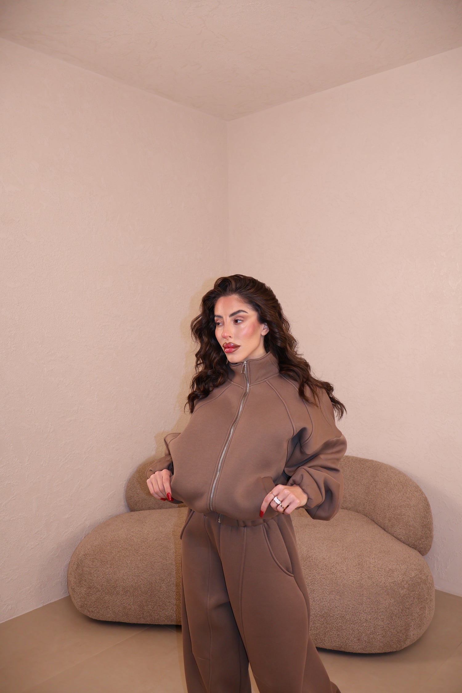 Co/Ord Tuta Clarisse camel