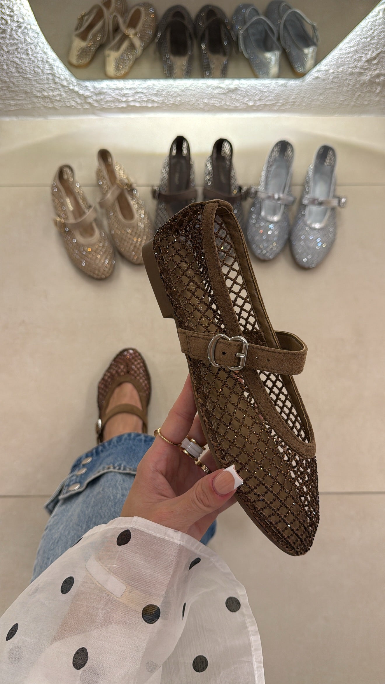 Ballet Flats moka